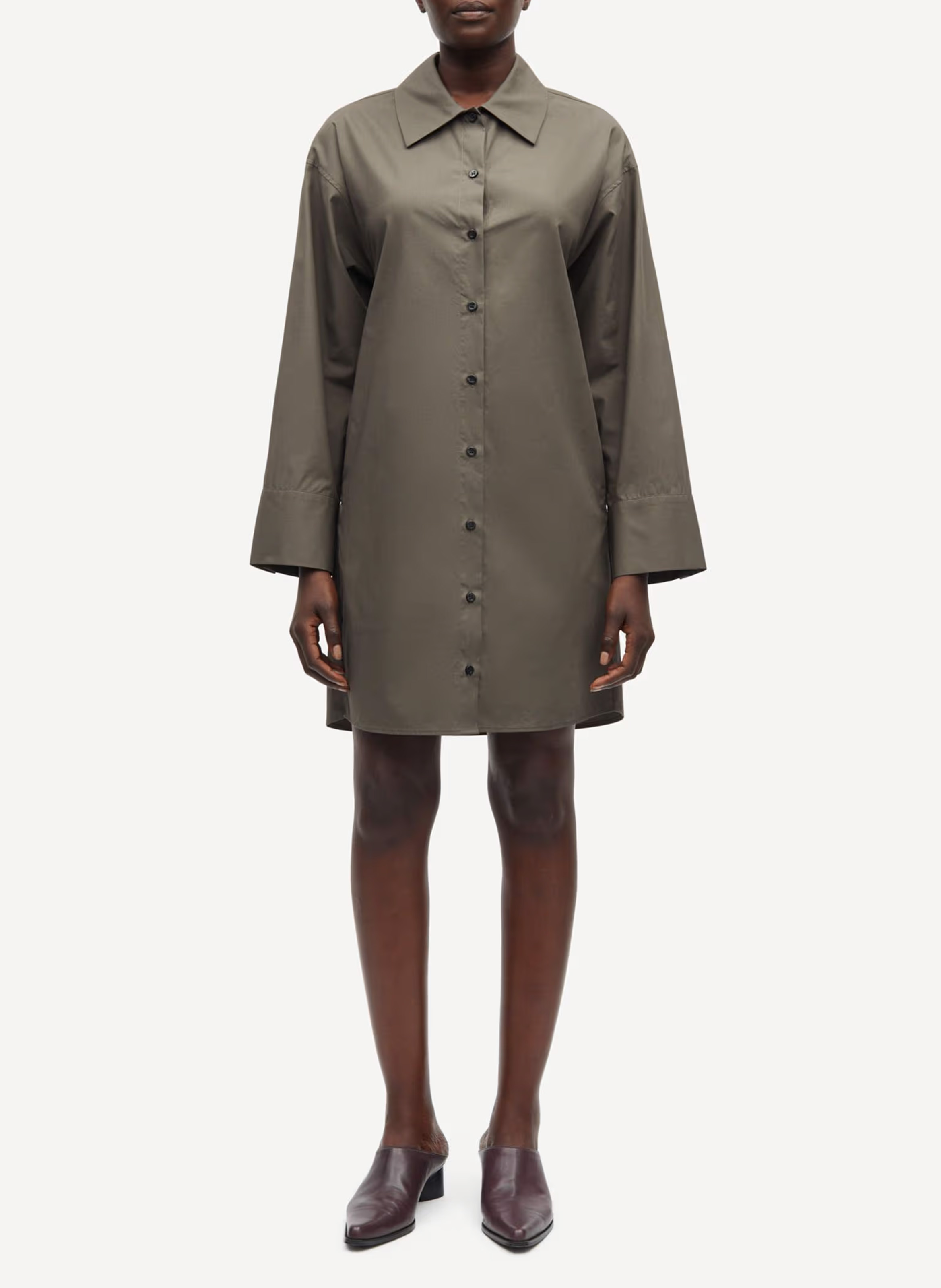 Robe chemise droite SAMSOE SAMSOE Beige