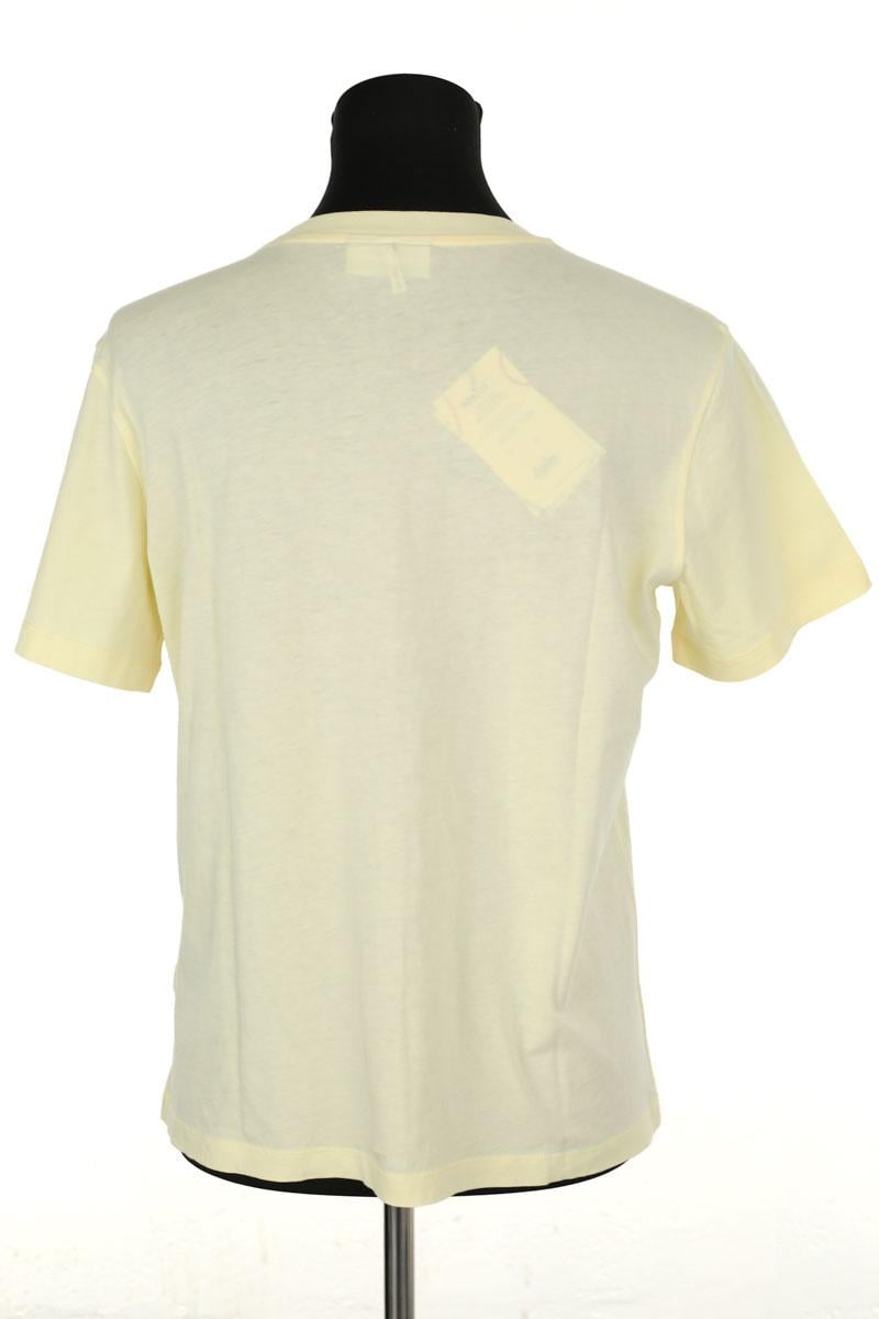 Cotton T-shirt GANNI - Seconde Main Yellow