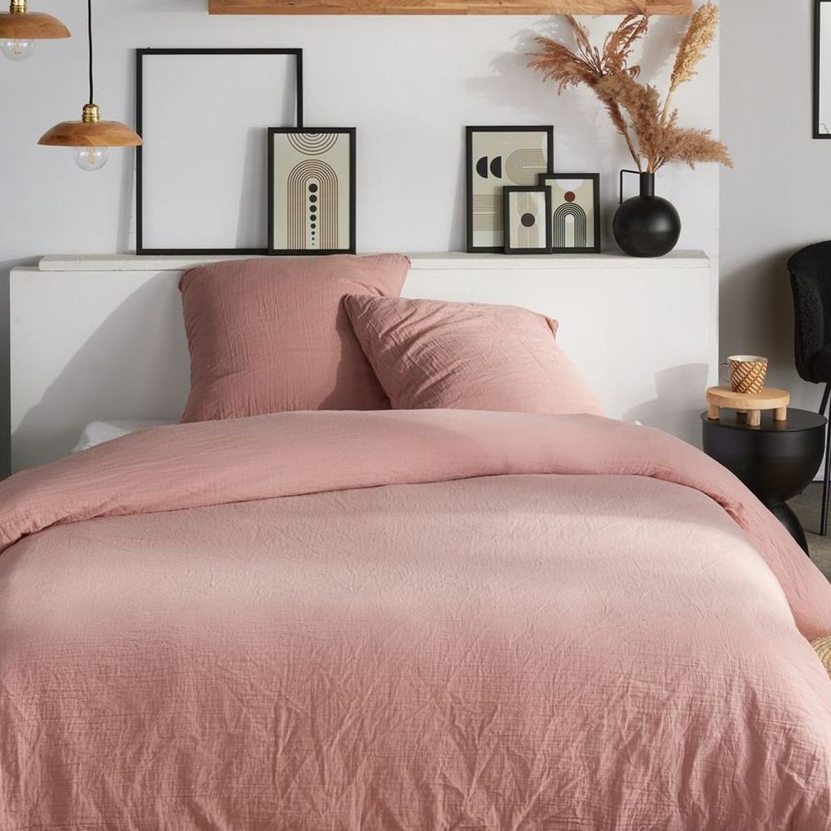 Cotton bedding set TODAY LINGE DE MAISON Pink