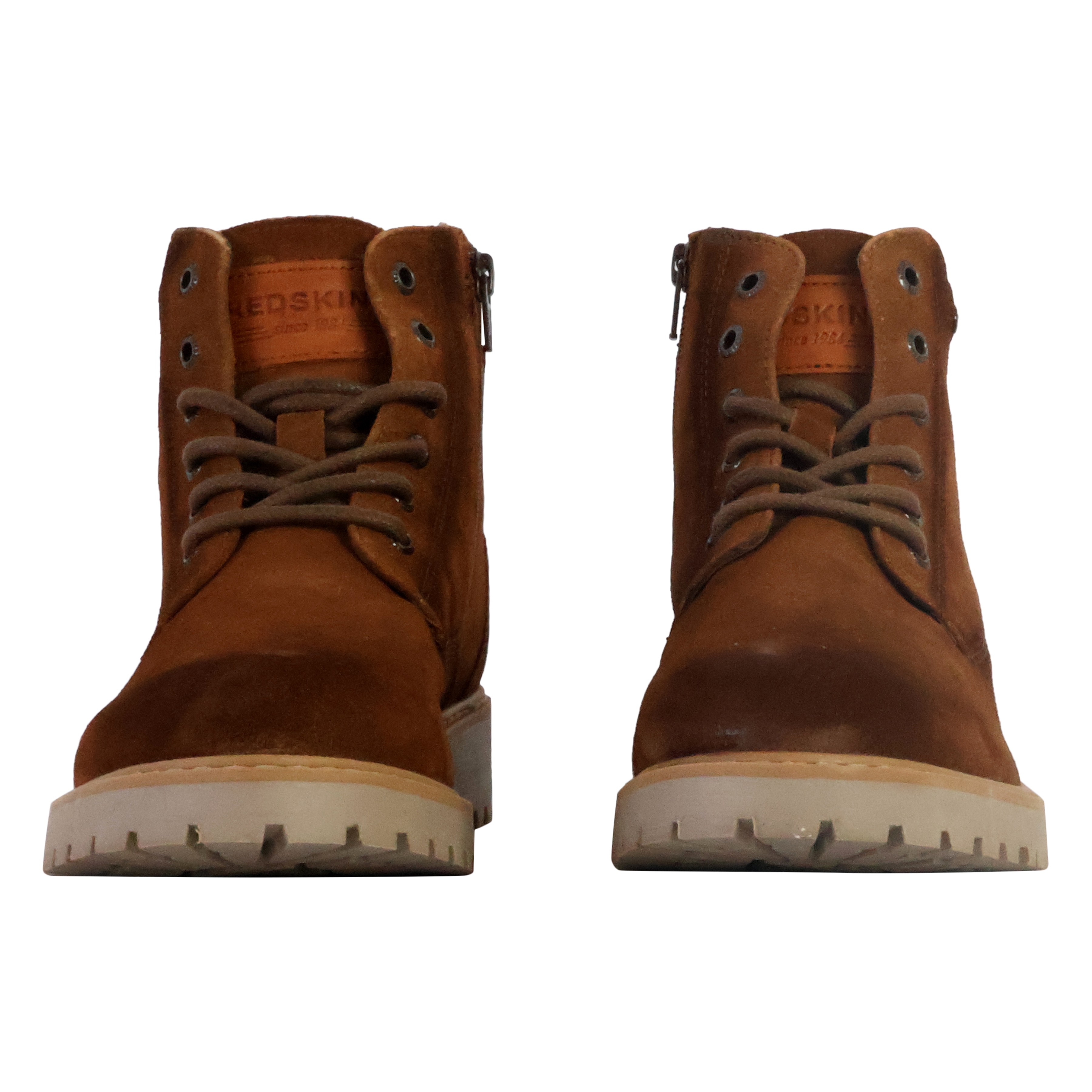 Timon leather ankle boots REDSKINS Brown