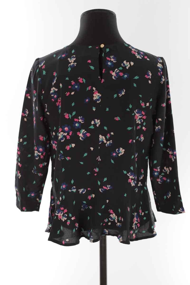 Silk blouse Black