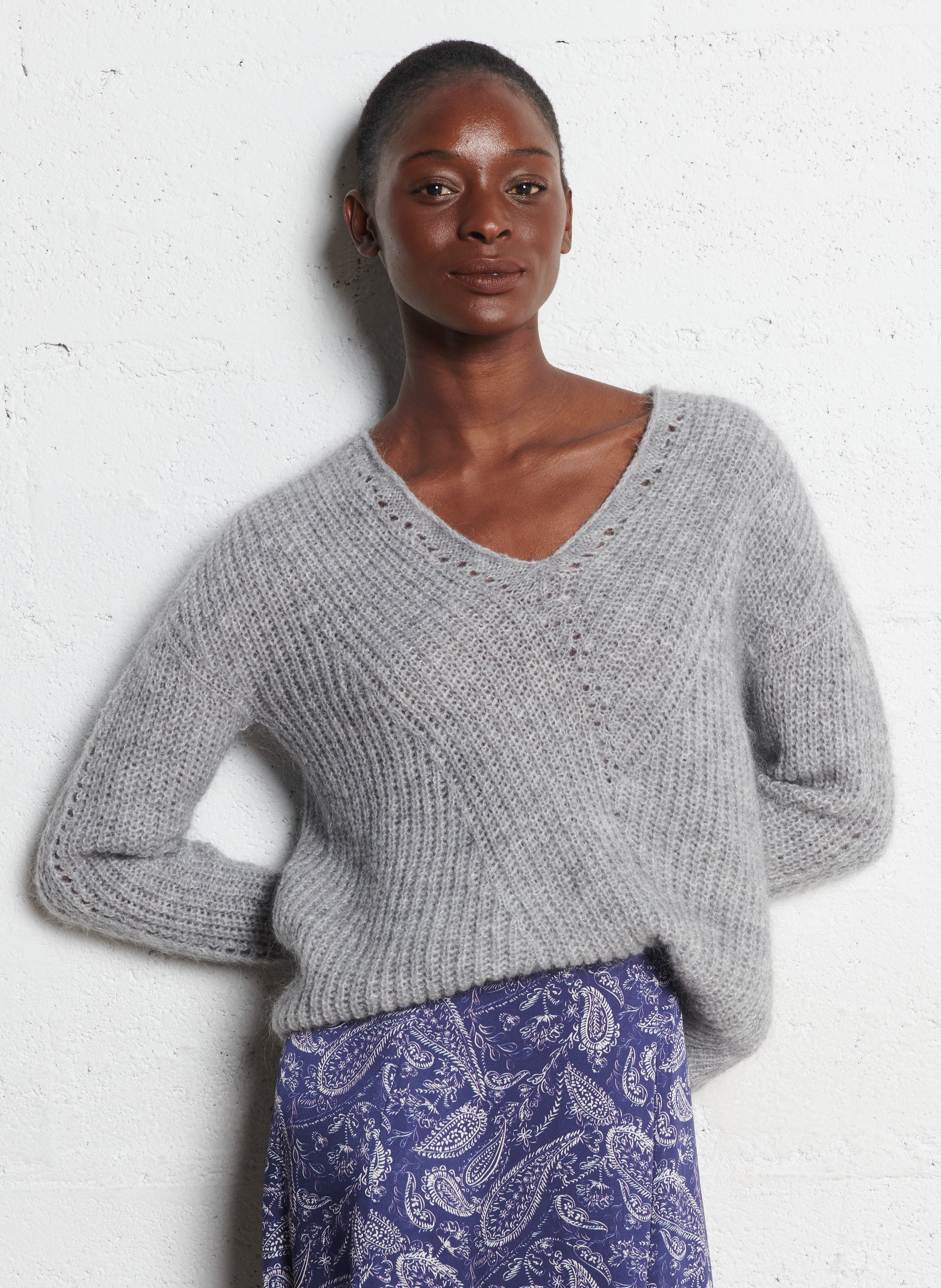 Trui met coltrui ONE STEP Grijs