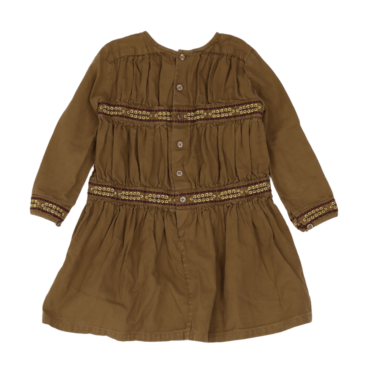 Brown child's dress - 3 years BONTON - Seconde Main Brown