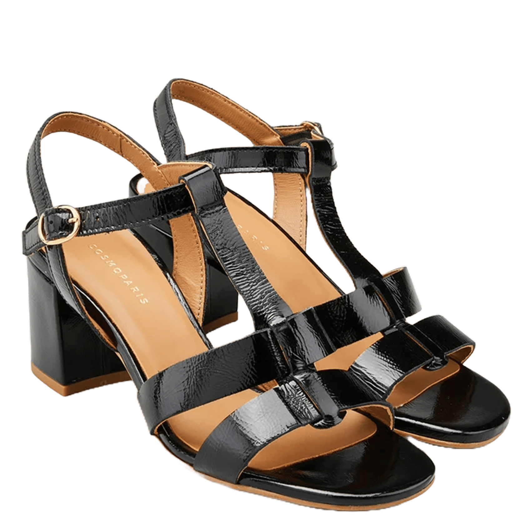 Sandalias altas de ante COSMOPARIS Negro