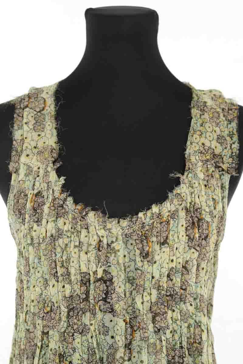 Sleeveless silk top ISABEL MARANT ÉTOILE - SECONDE MAIN Green