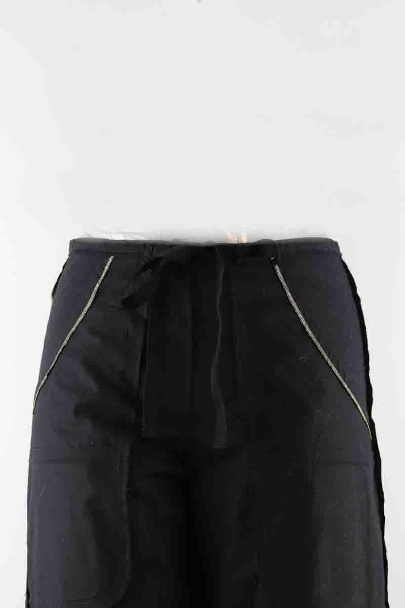 Cropped cotton pants SONIA RYKIEL - Seconde Main Black