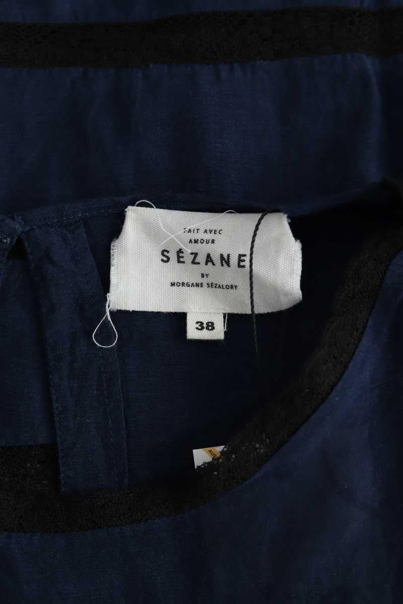 Cotton blouse SEZANE - Seconde main Blue