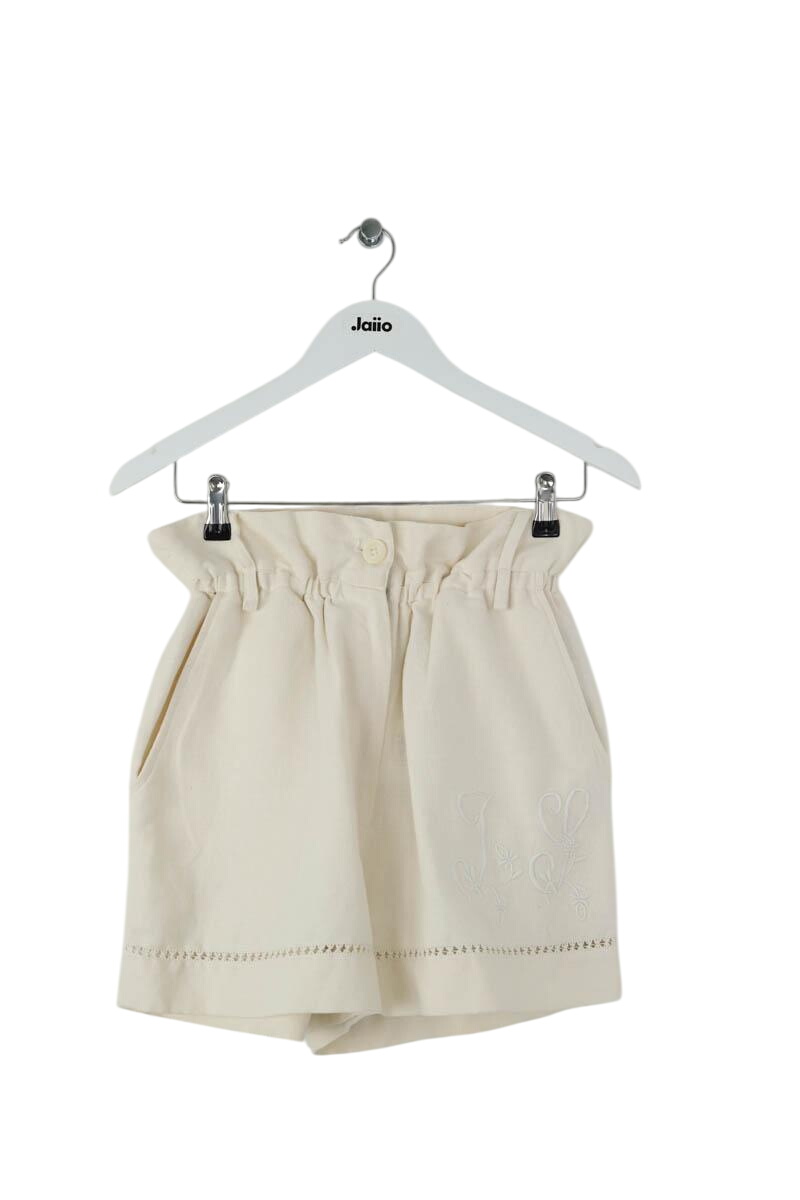 Linen mini shorts LAURENCE BRAS - Seconde Main Beige