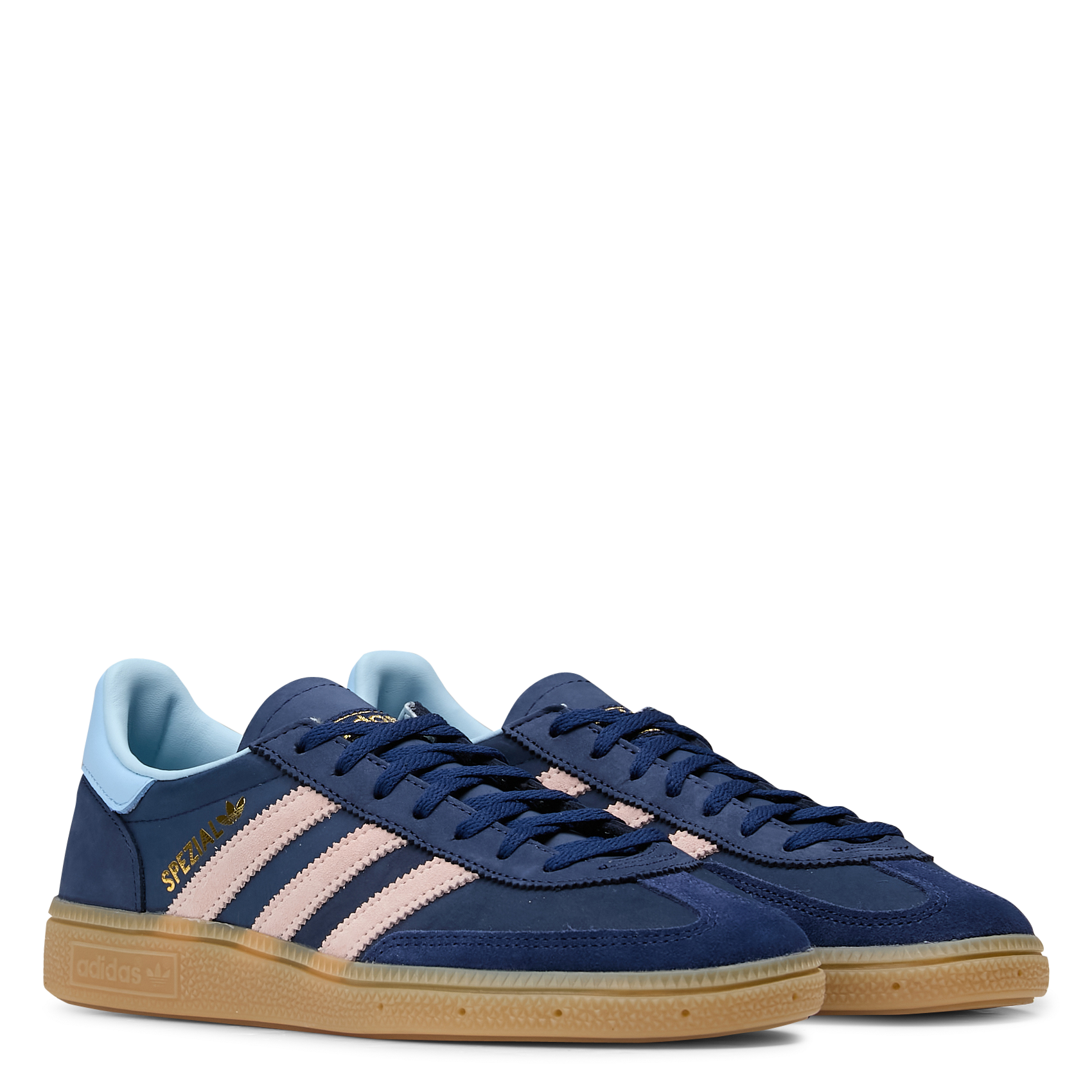 Baskets basses en cuir ADIDAS Bleu