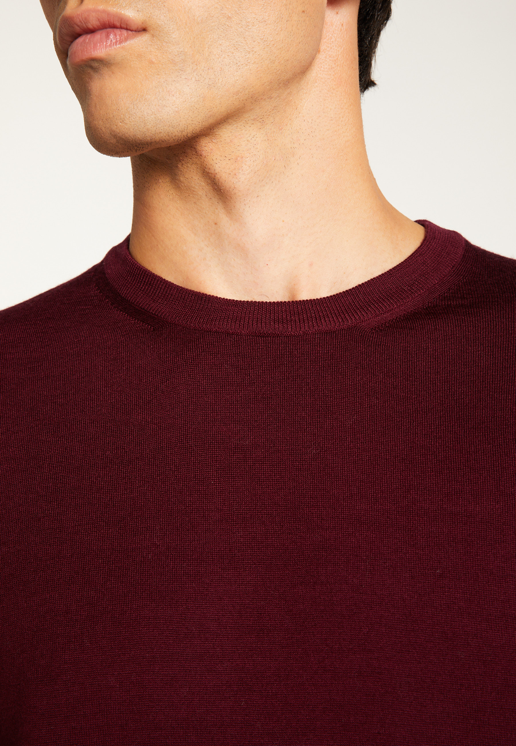 Merino wool sweater MAISON MONTAGUT Purple