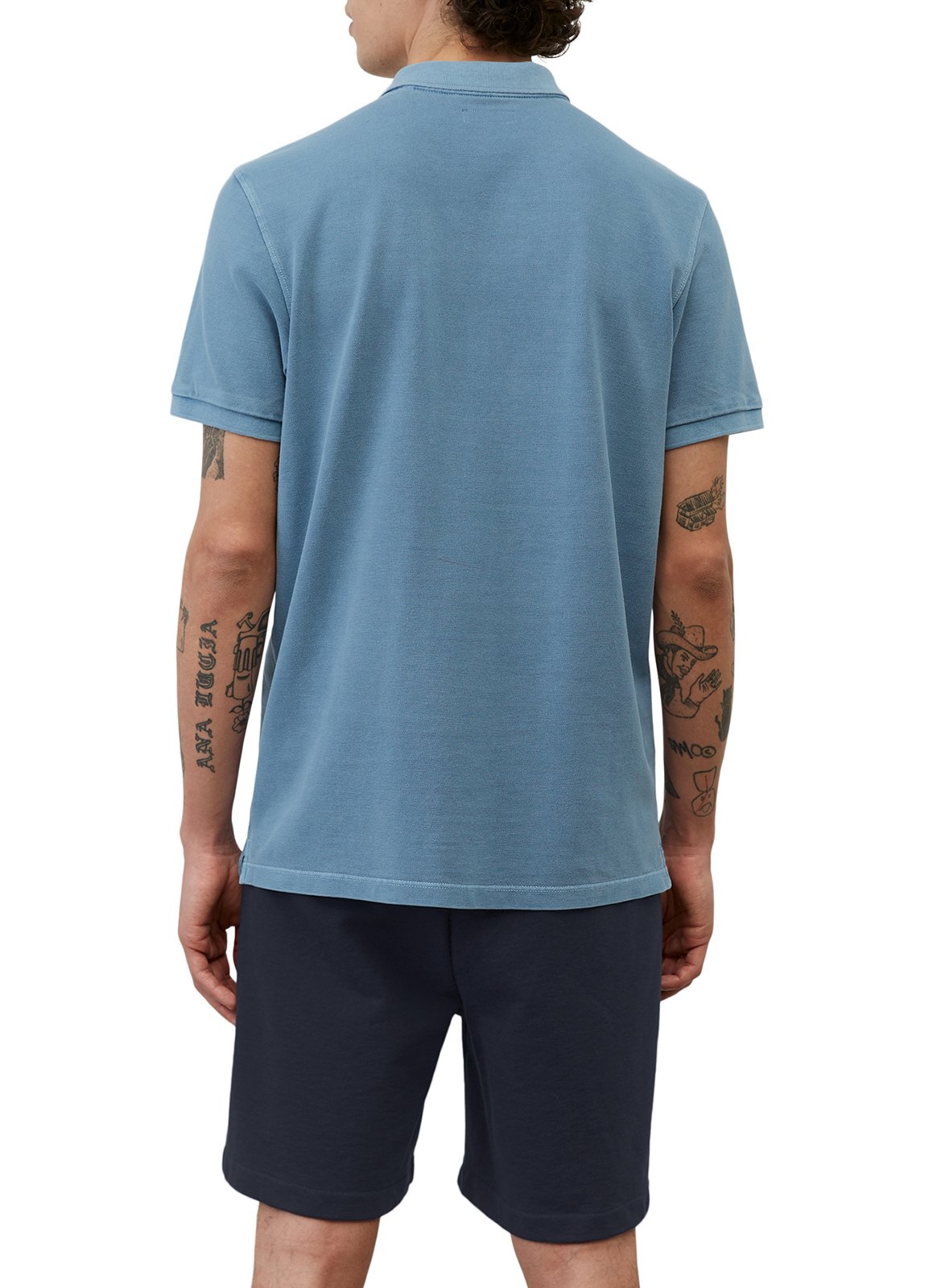 Polo regular-fit en coton bio MARC O'POLO Bleu