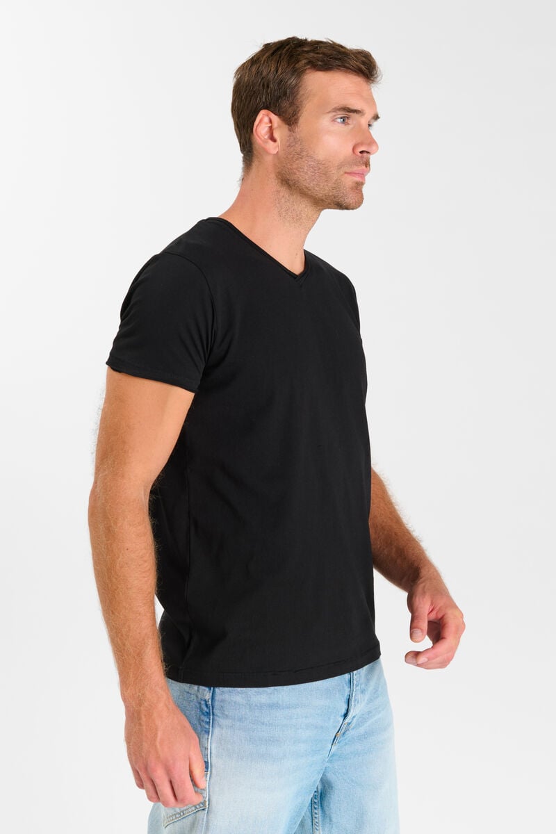 Tommy Badge T-shirt LE TEMPS DES CERISES Black