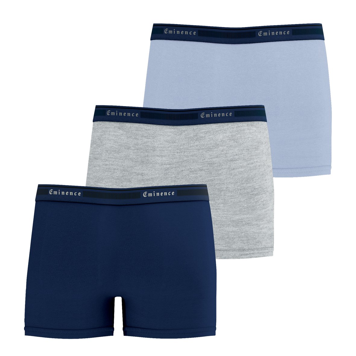 Boxer shorts, pack of 3, business EMINENCE Blue