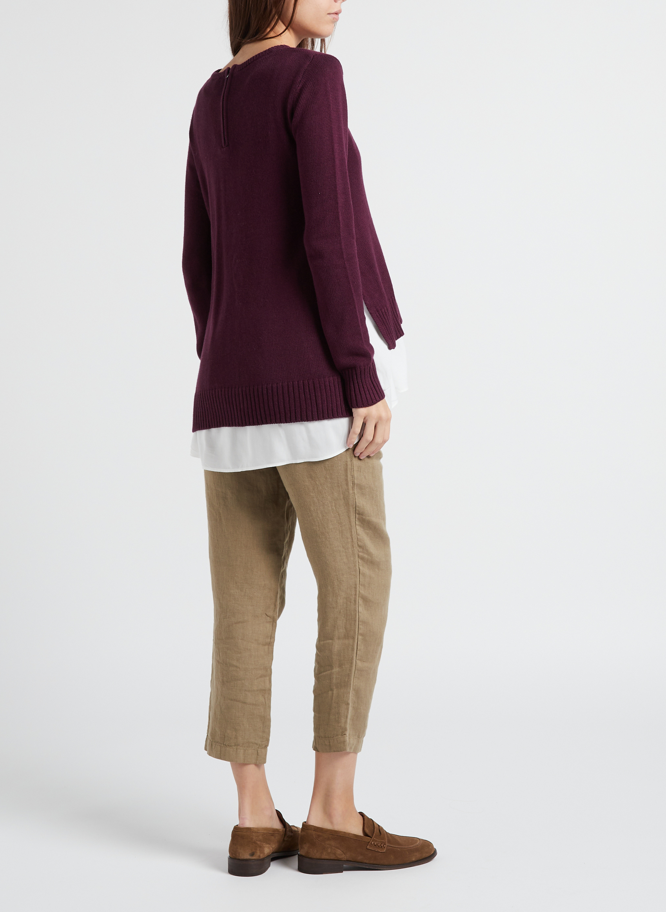 Pull grossesse et allaitement 2 en 1 SERAPHINE Rouge