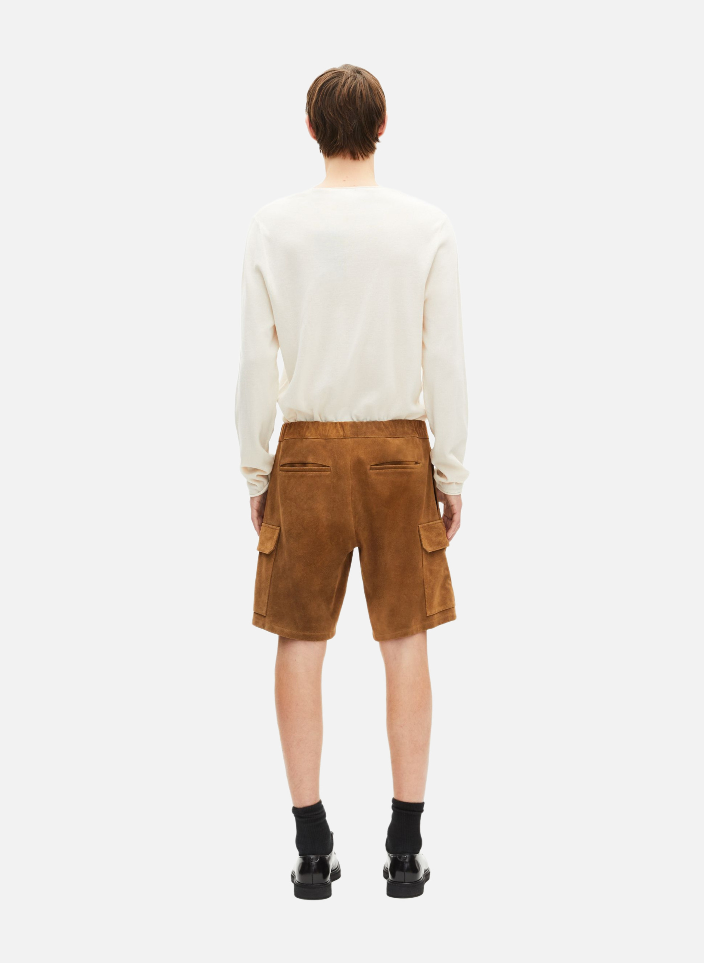 Short en suède THE KOOPLES Marron