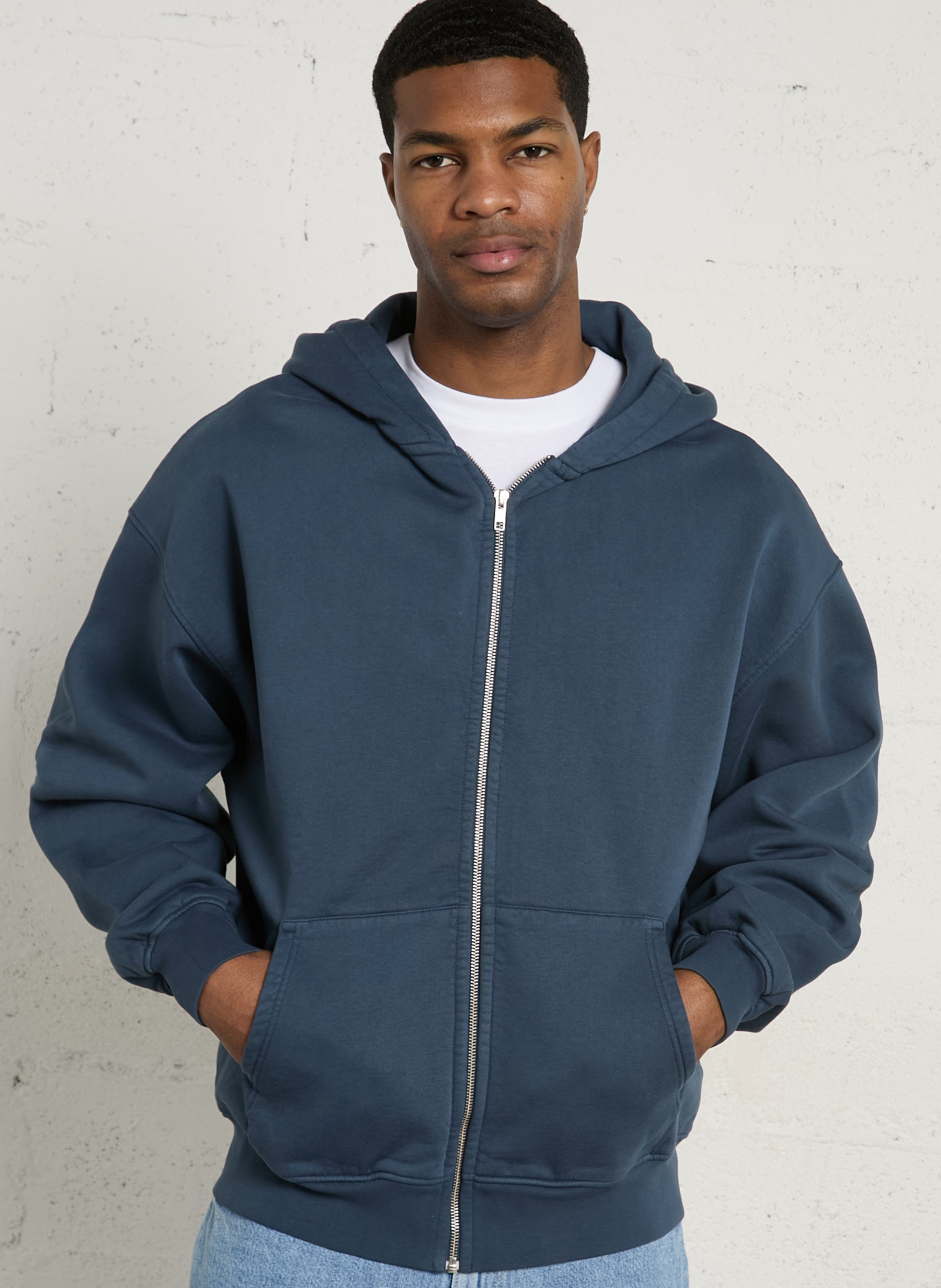 Cotton zipped hooded sweatshirt COLORFUL STANDARD