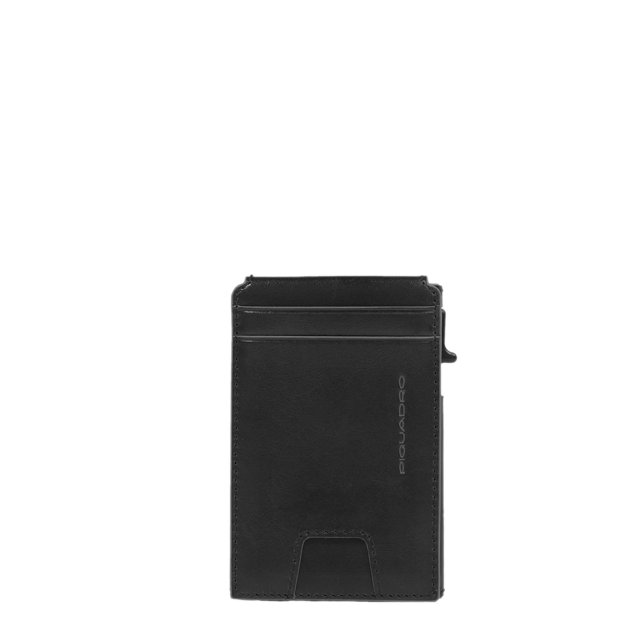 Automatic cardholder with foldable ID holder PIQUADRO