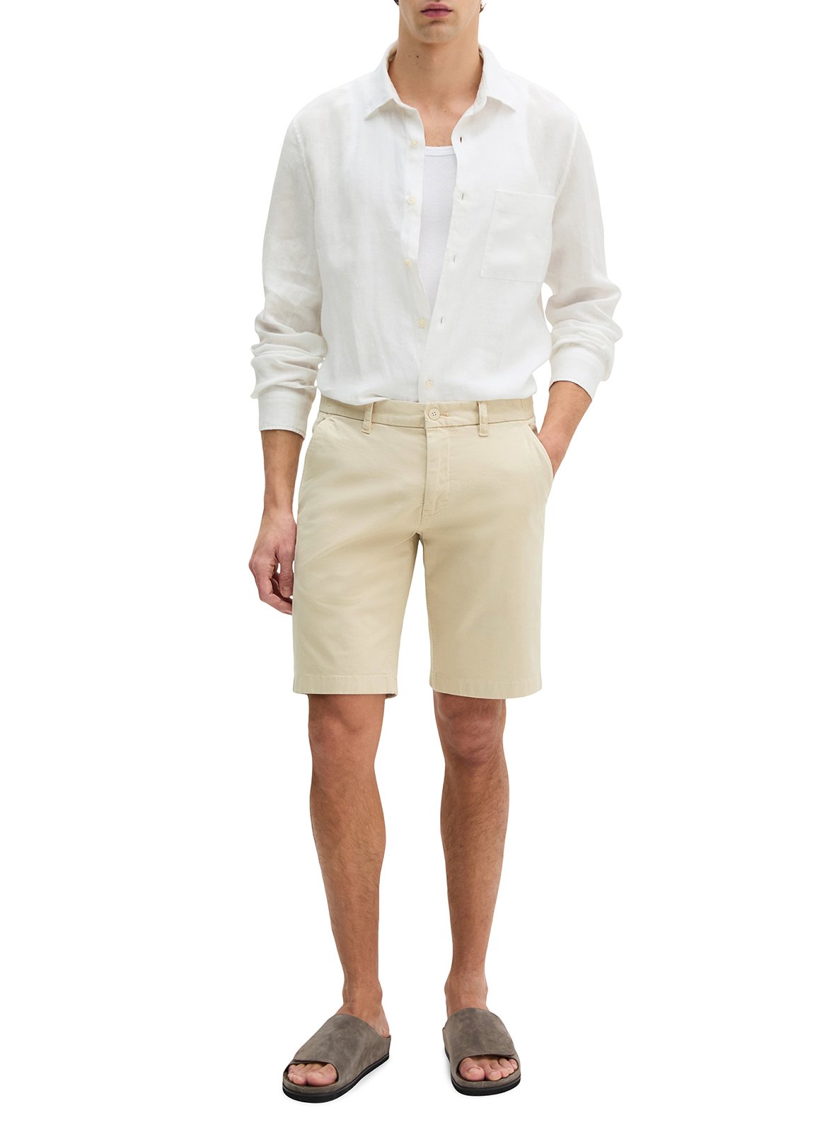 Cotton shorts MARC O'POLO Beige