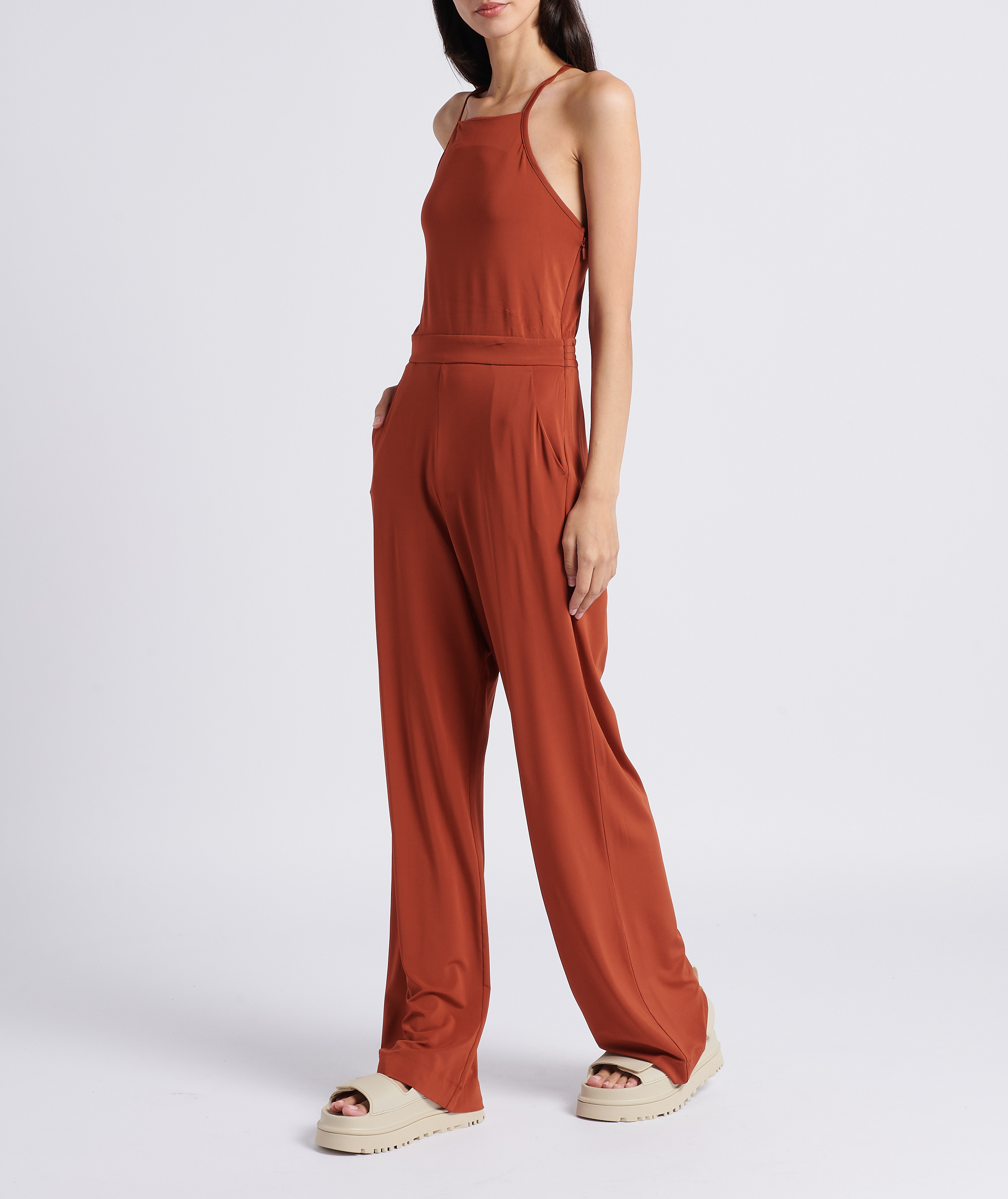 Beachwear jumpsuit MAX MARA LEISURE Red