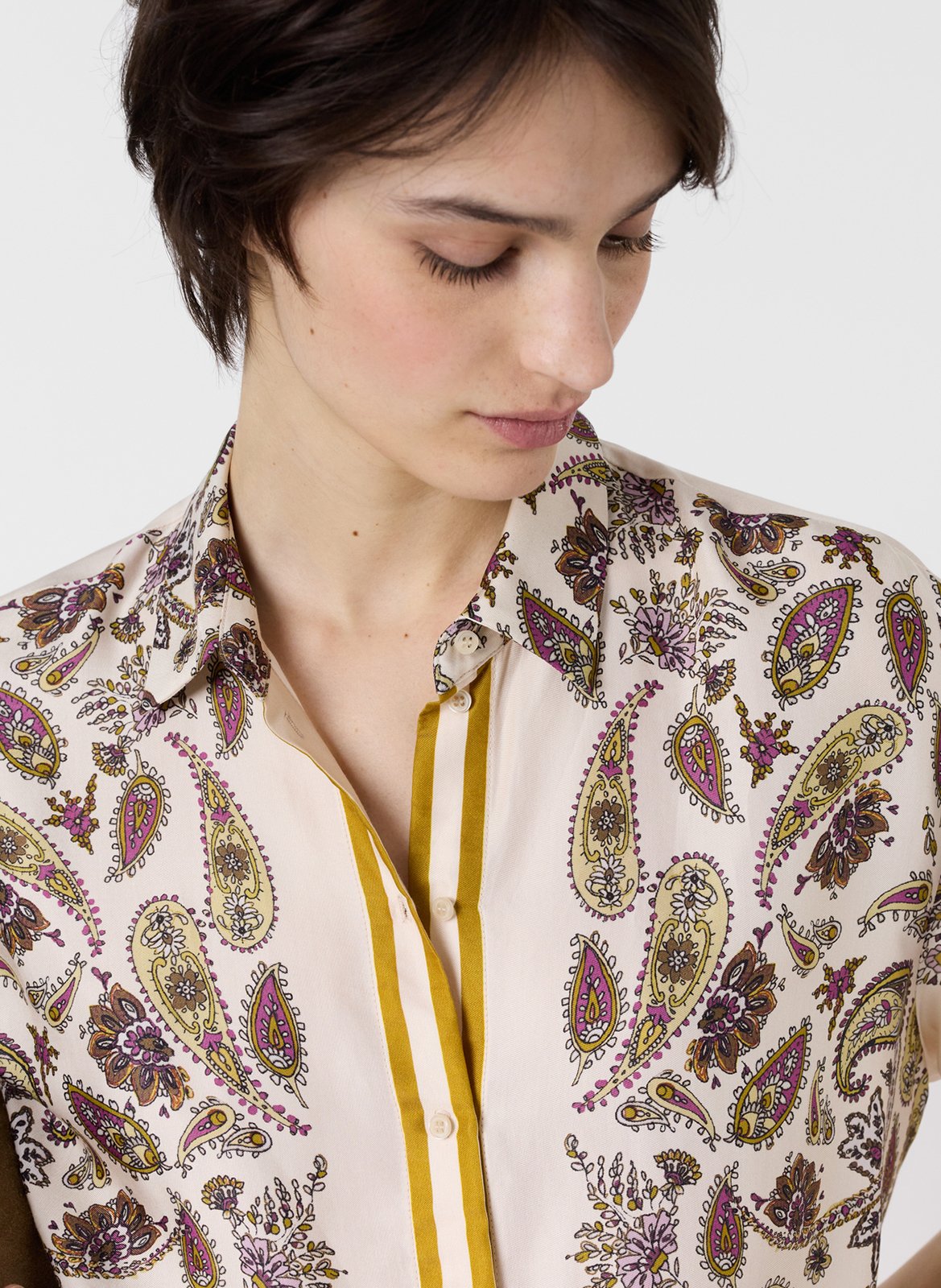 Blouse met print GERARD DAREL Geel