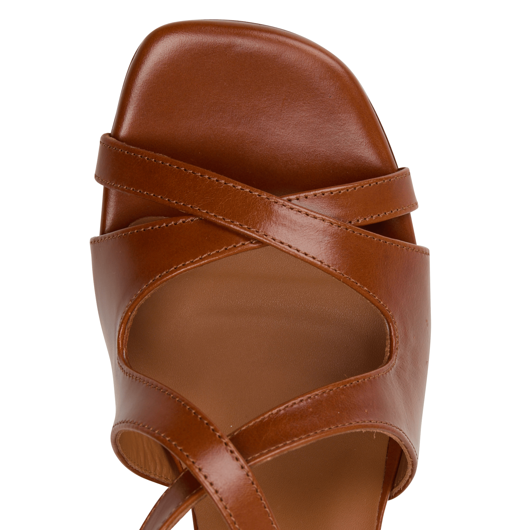 Suède sandalen met hak RIVECOUR Bruin