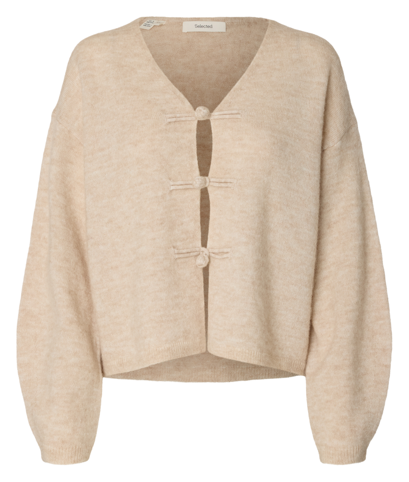 Vest met V-hals | wolblend SELECTED