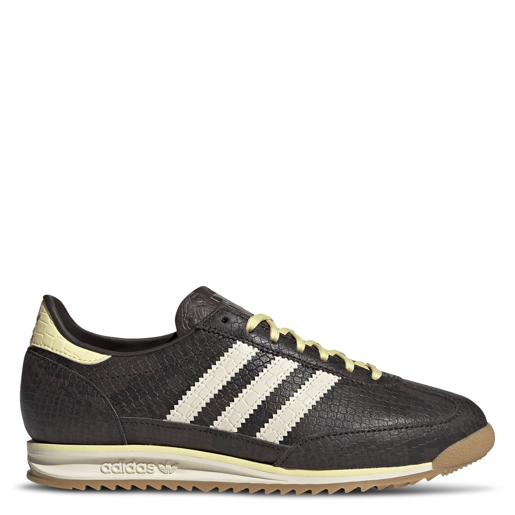Low-top lace-up sneakers ADIDAS Brown
