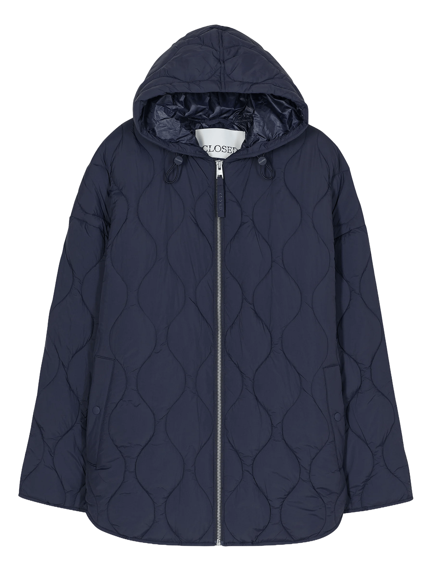 Oversized quilted jacket CLOSED Blue