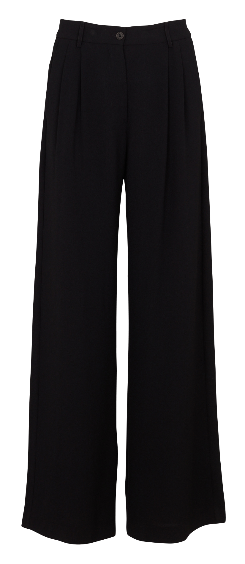 Pantalon large taille haute HARTFORD Noir