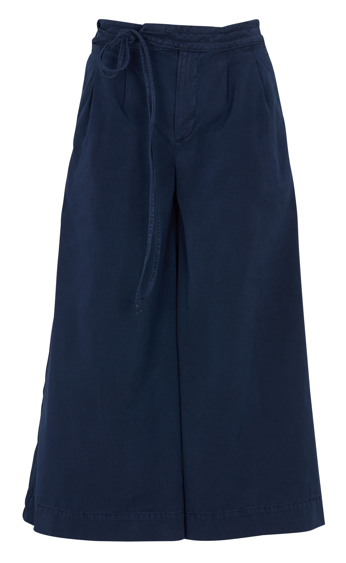 Wide organic cotton culottes DAMSON MADDER Blue