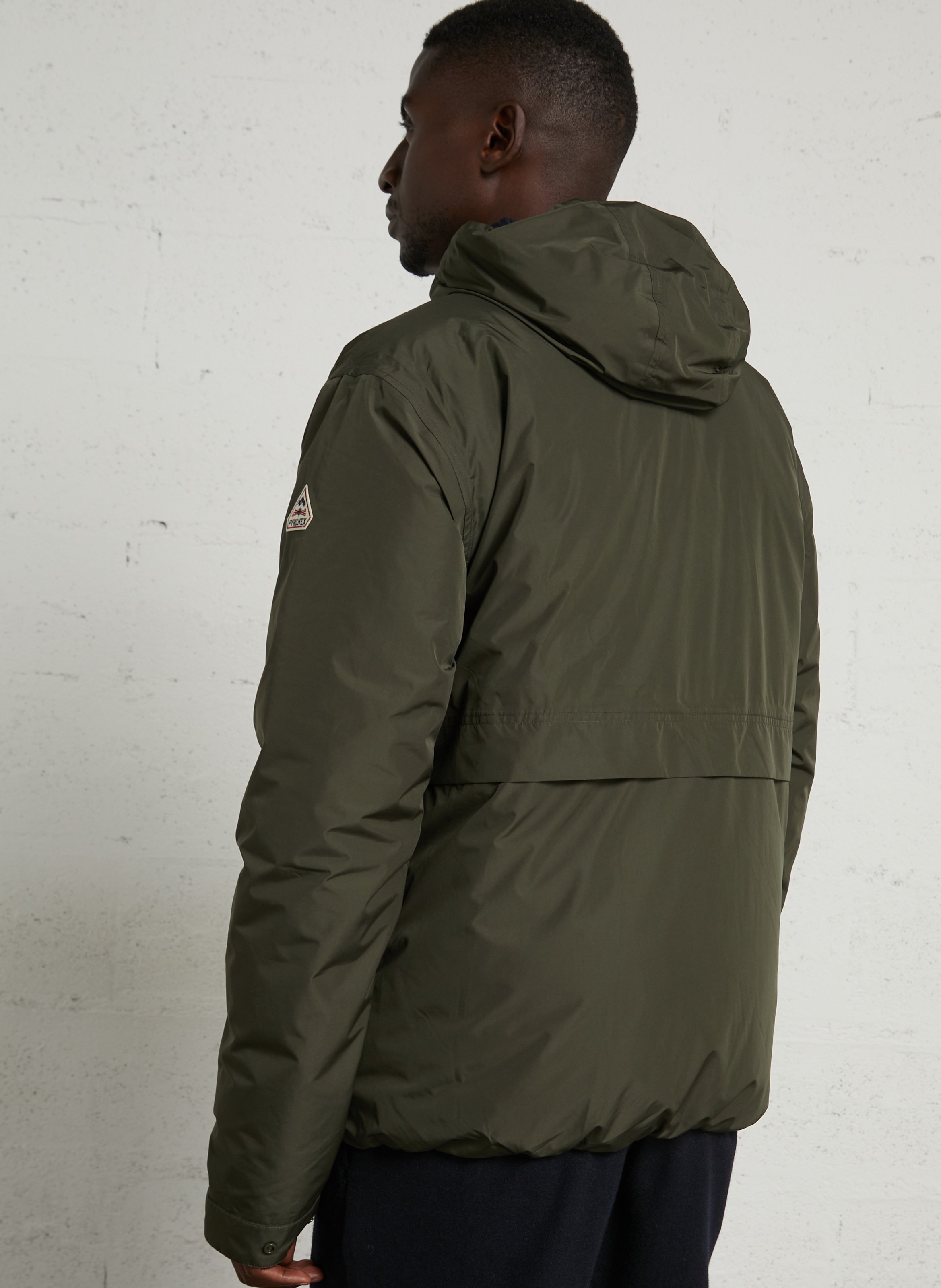 Oversize-Daunenjacke mit Kapuze PYRENEX Khaki