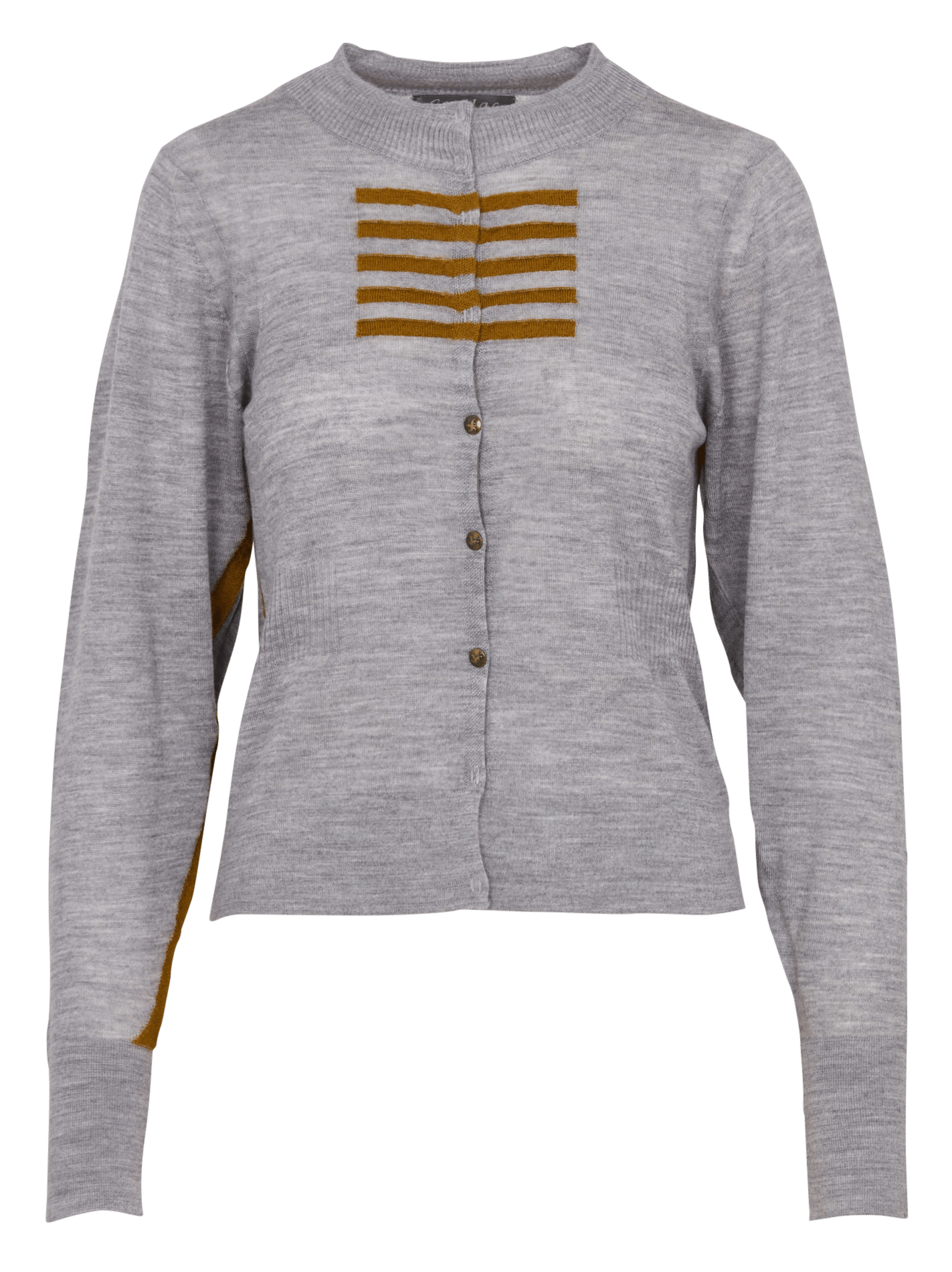 Vest van wolmix met knopen COTELAC Beige