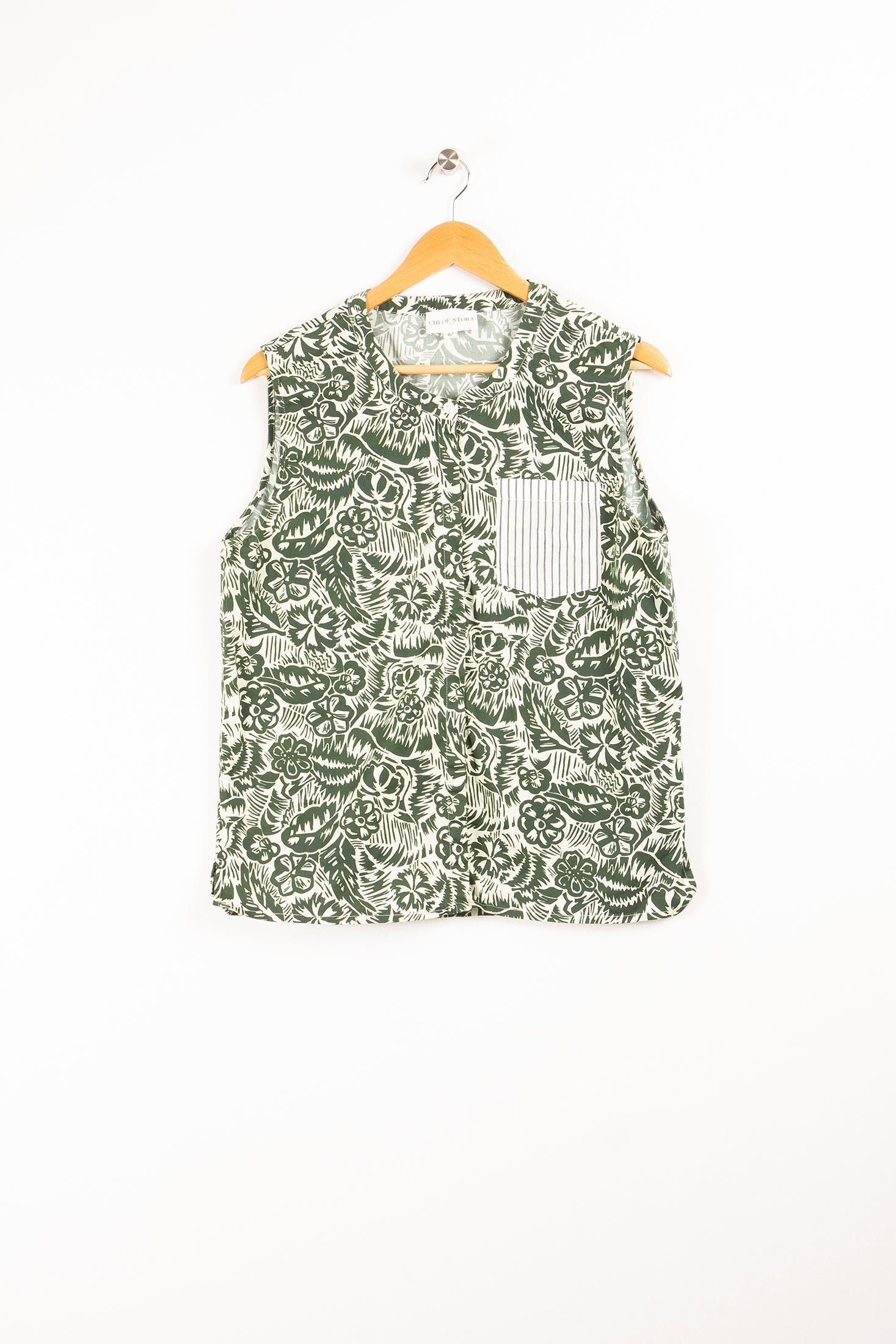 Blouse CHLOE STORA - SECONDE MAIN Green
