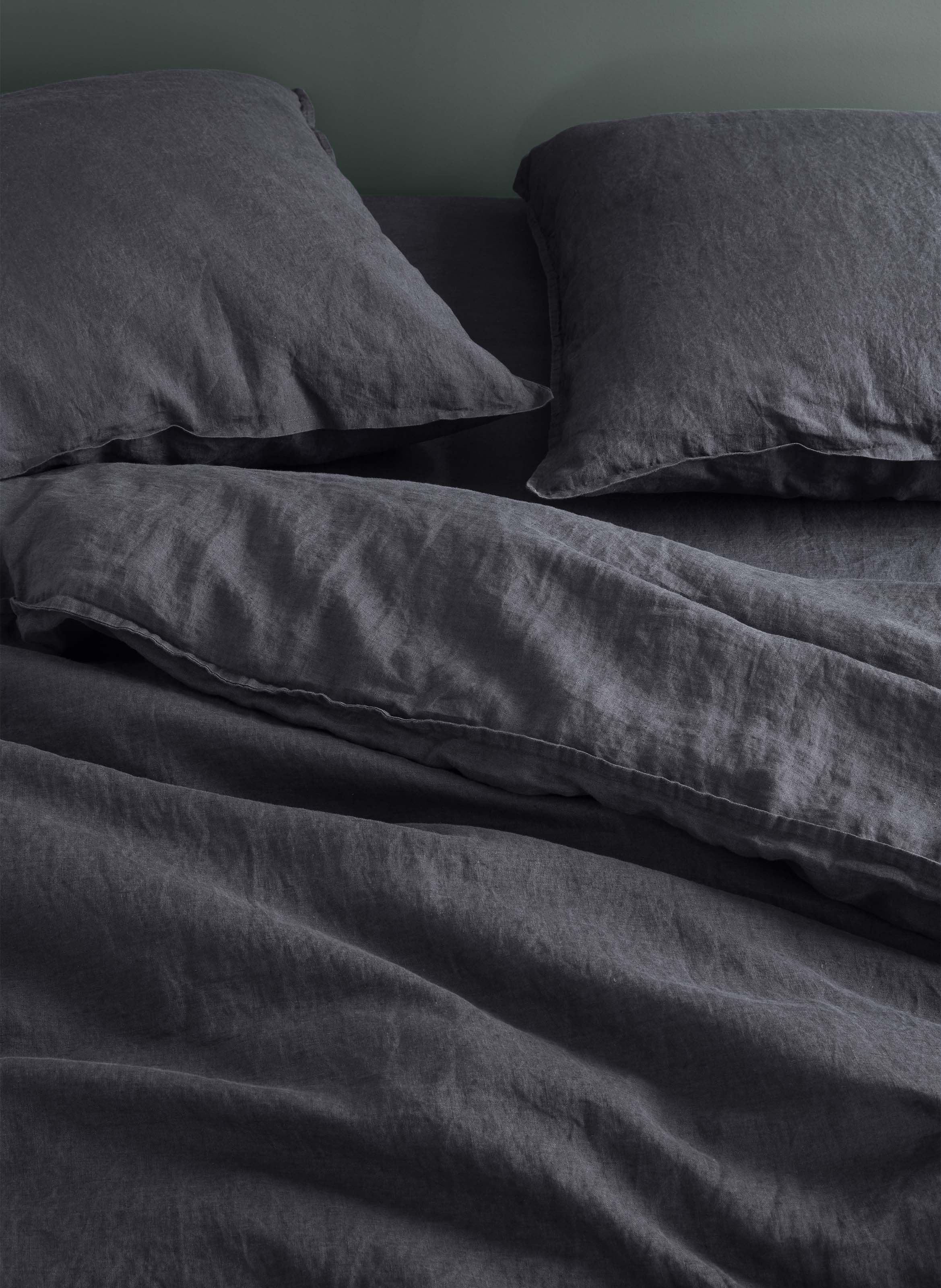 Coussin en lin lavé AU PRINTEMPS PARIS MAISON Gris