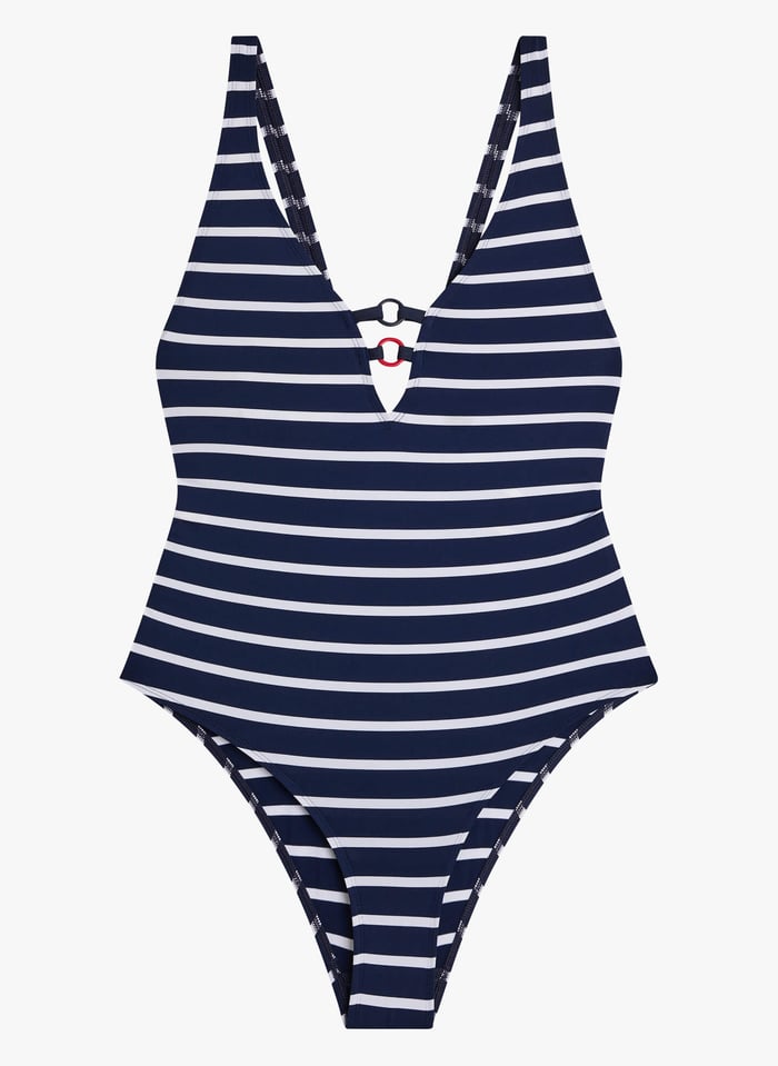 Maillot de bain une pi ce Bleu