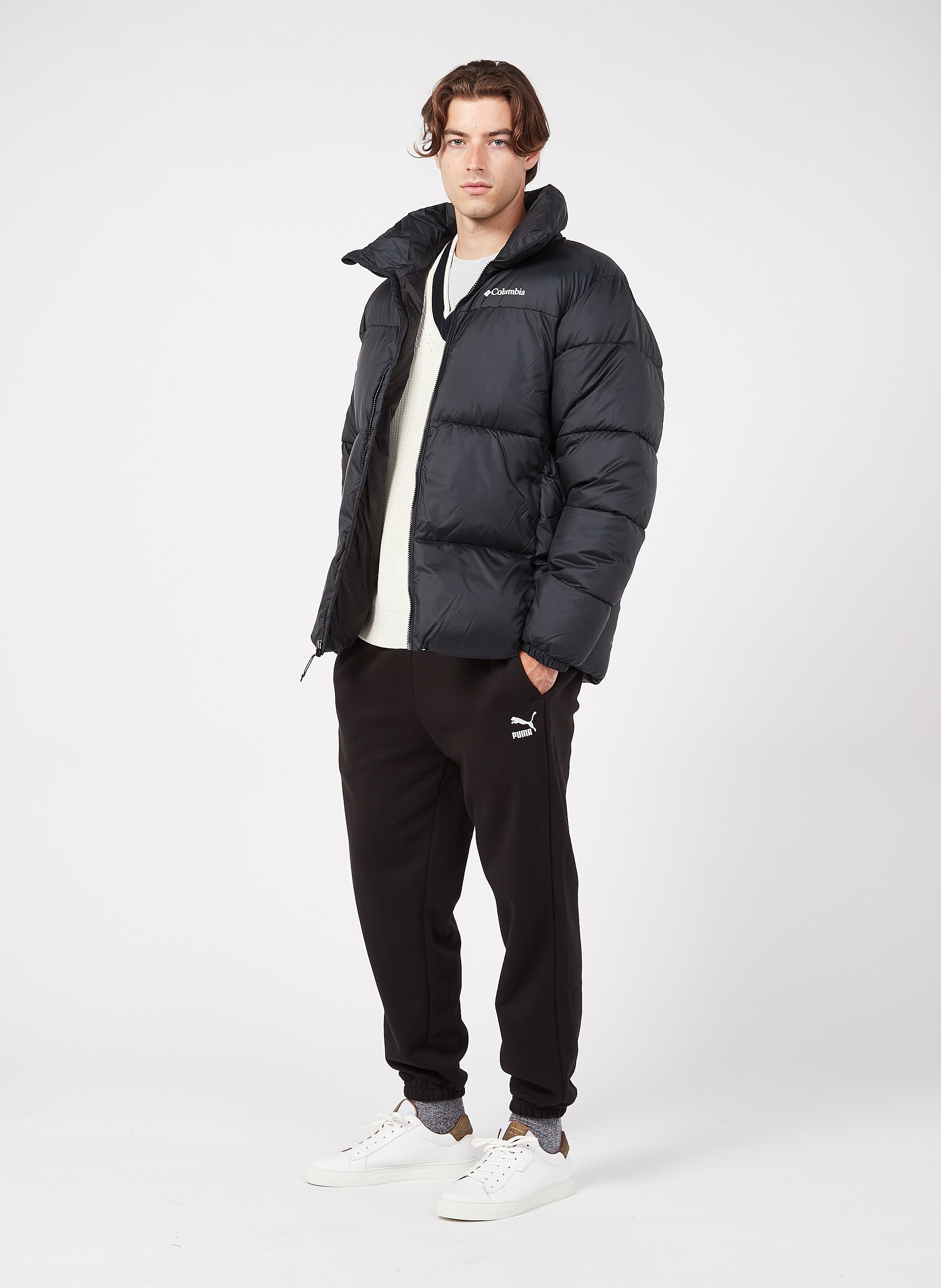 Steppjacke mit Stehkragen COLUMBIA Schwarz