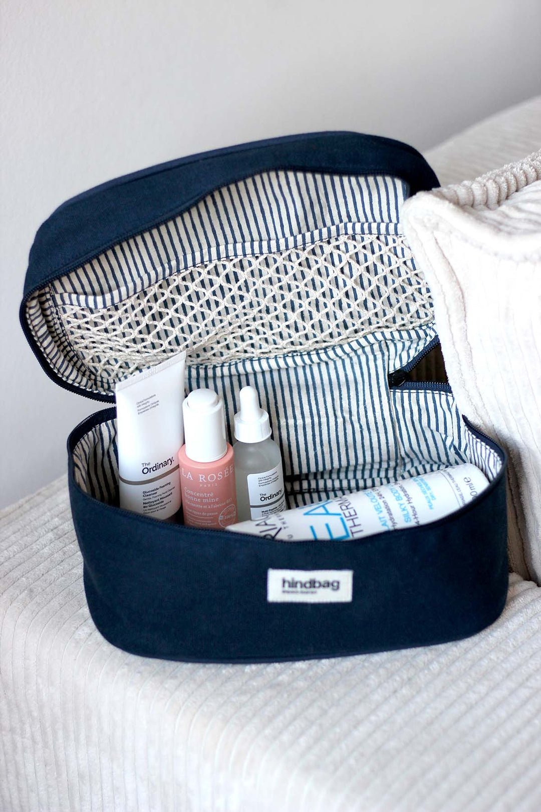 Cotton toiletry bag HINDBAG Blue
