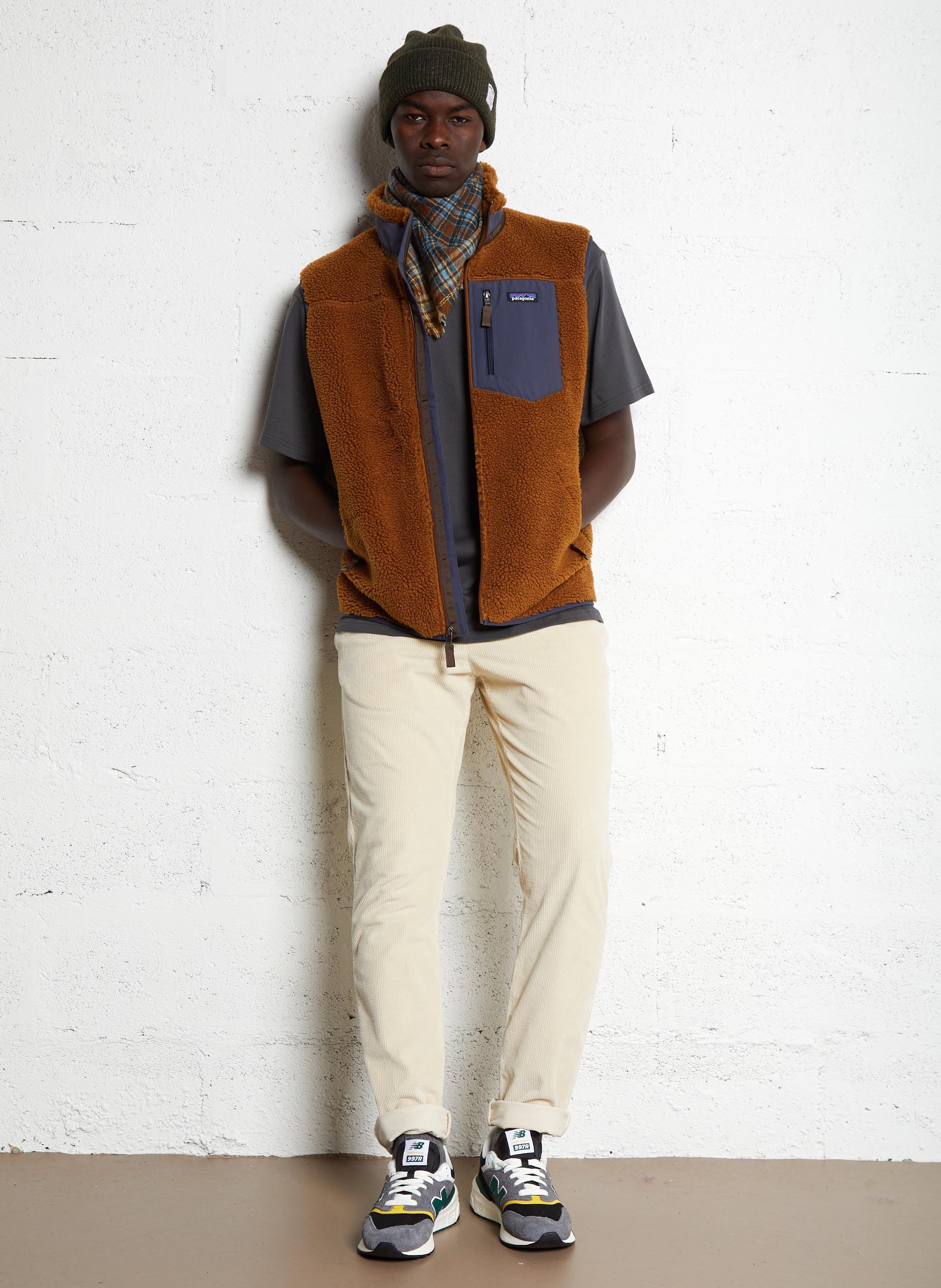 Ruimvallend T-shirt van biologisch katoen met ronde hals SELECTED Grijs