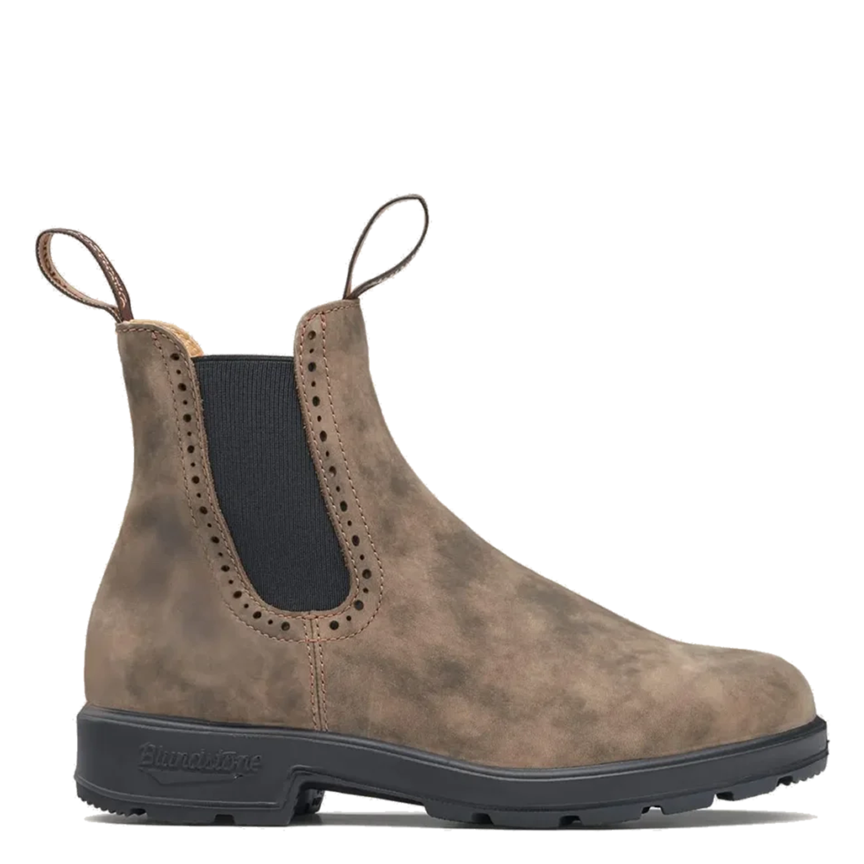 Mixed leather ankle boots BLUNDSTONE Brown