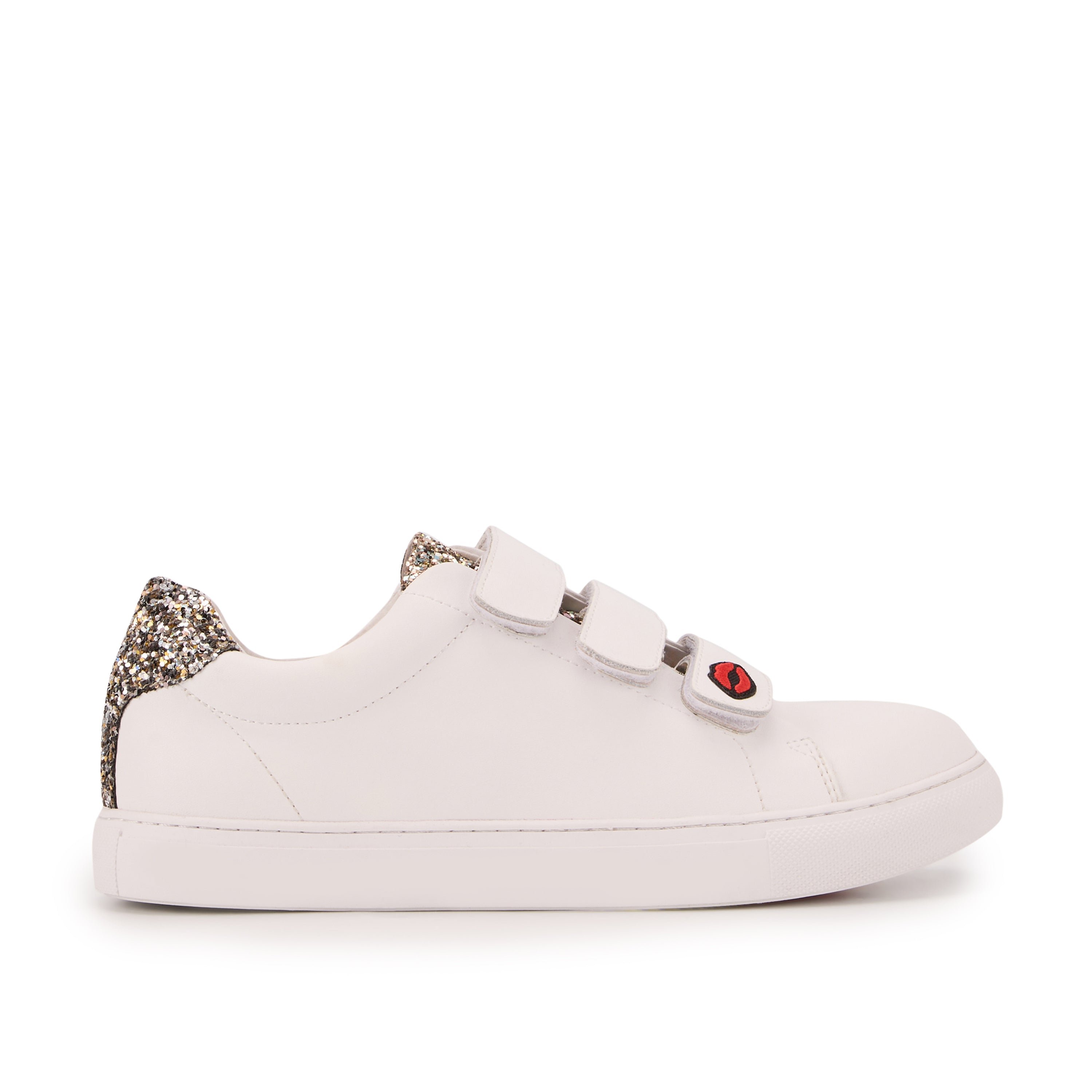 Jimmy leather sneakers BONS BAISERS PARIS White