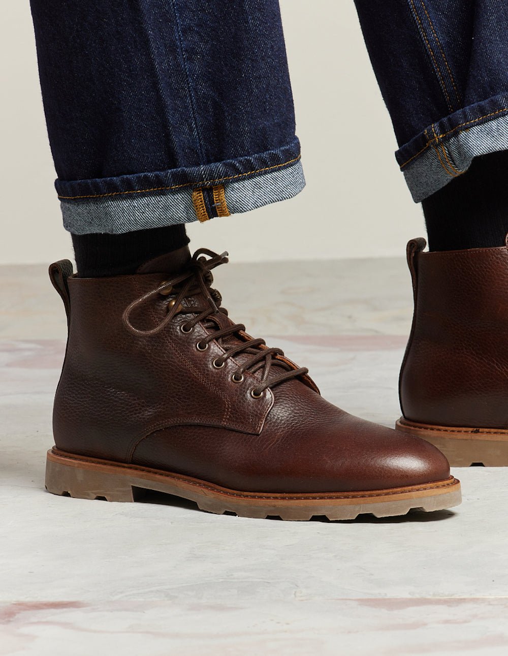 Ankle boots ODAJE EX. M.MOUSTACHE Brown