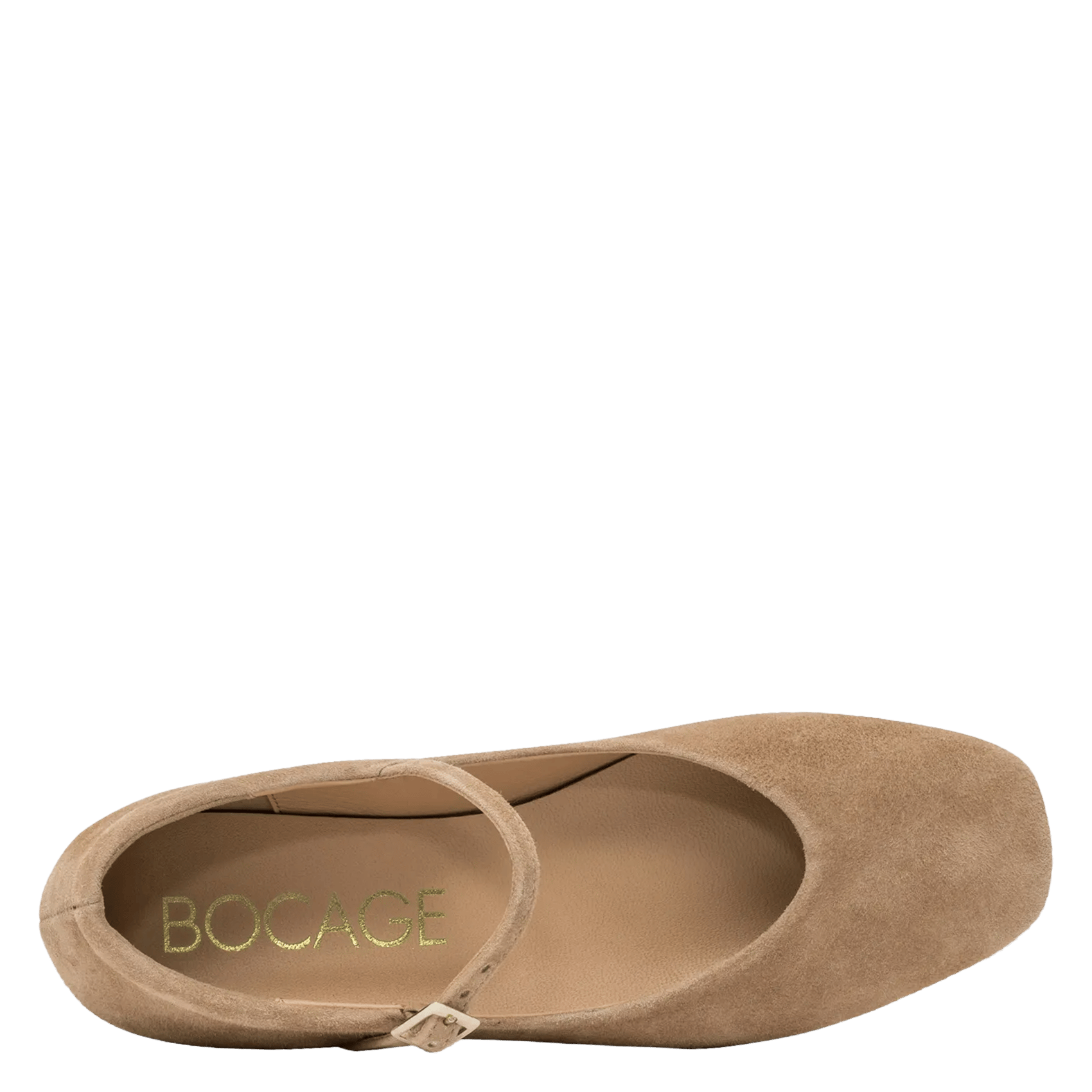 Suède ballerina's BOCAGE Beige
