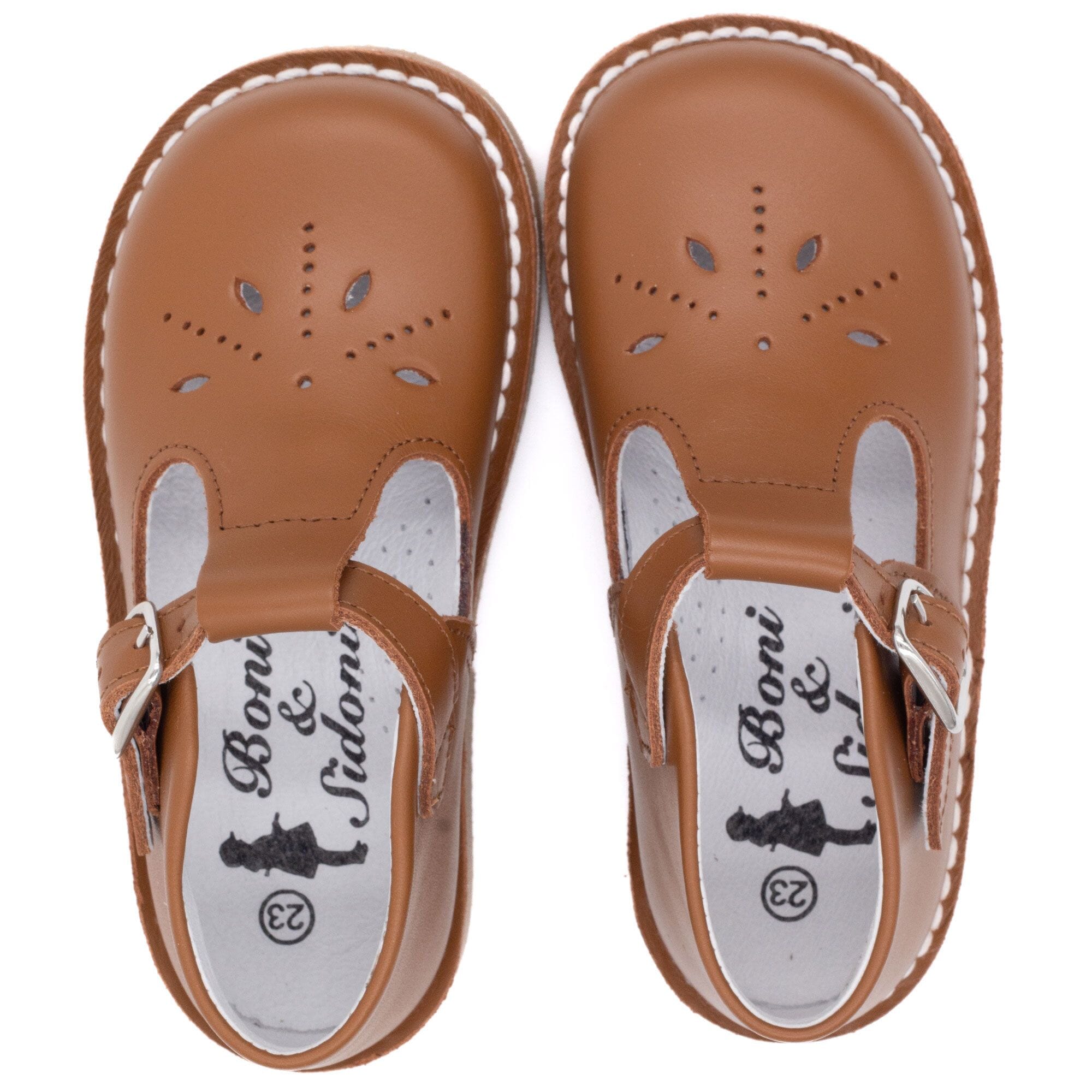 Baby's first steps shoes Boni & Sidonie Brown