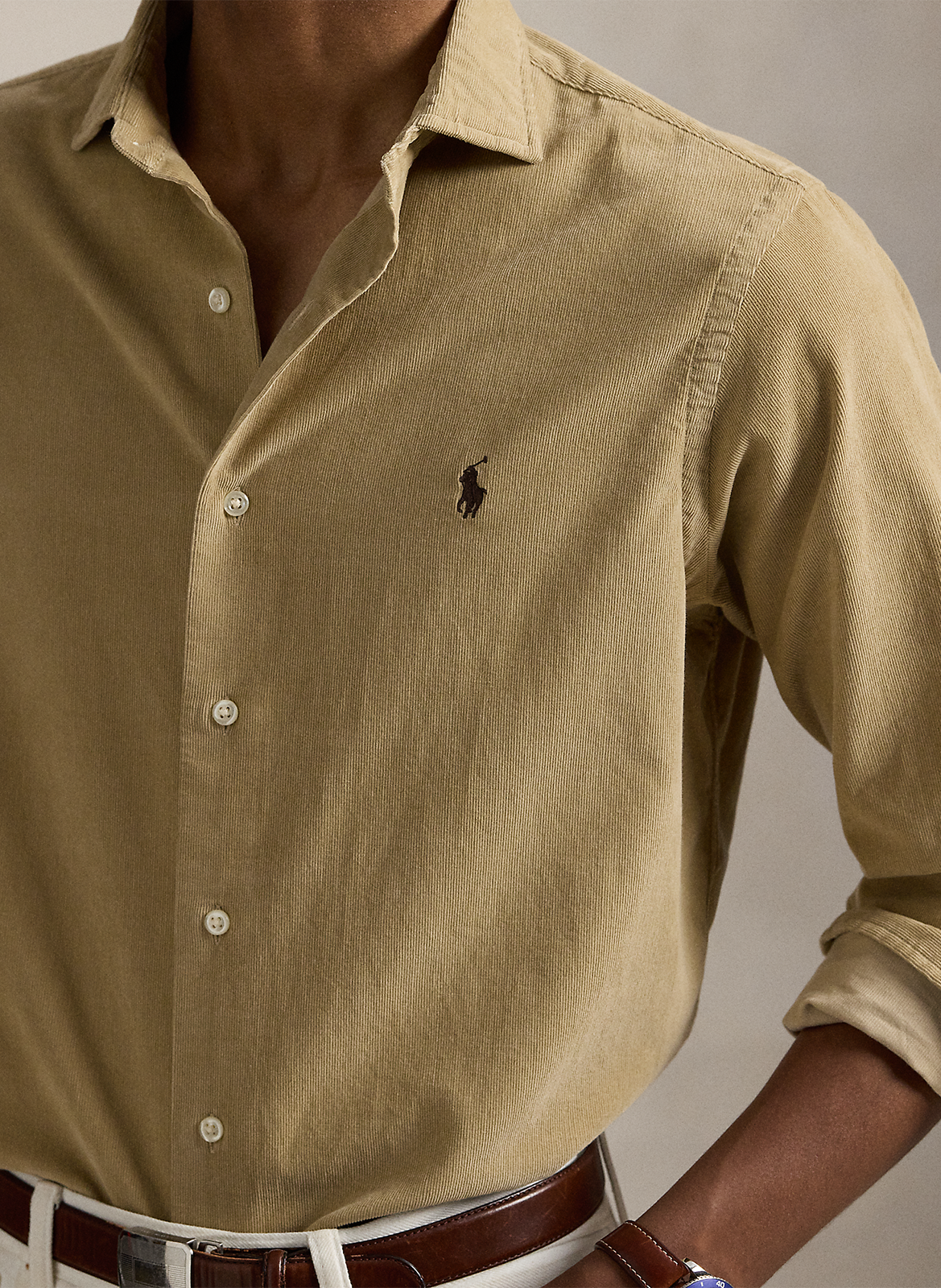 Baumwoll-Bluse POLO RALPH LAUREN Beige