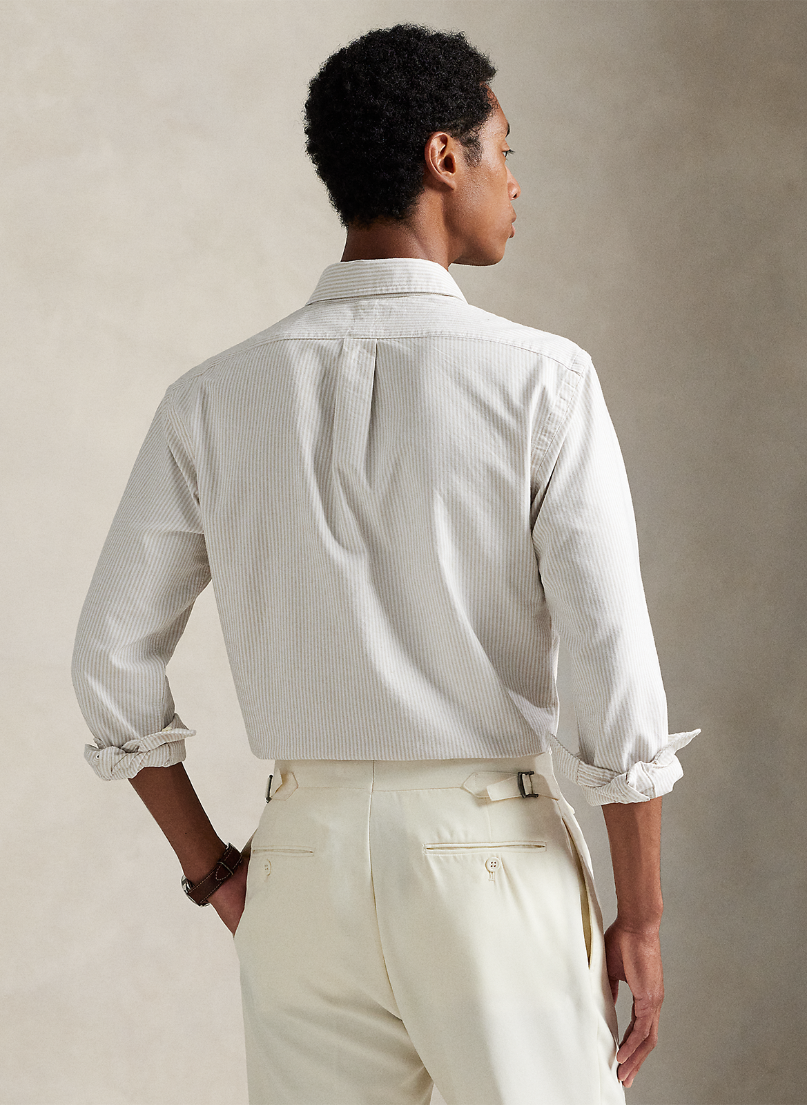 Chemise col classique en coton POLO RALPH LAUREN Beige