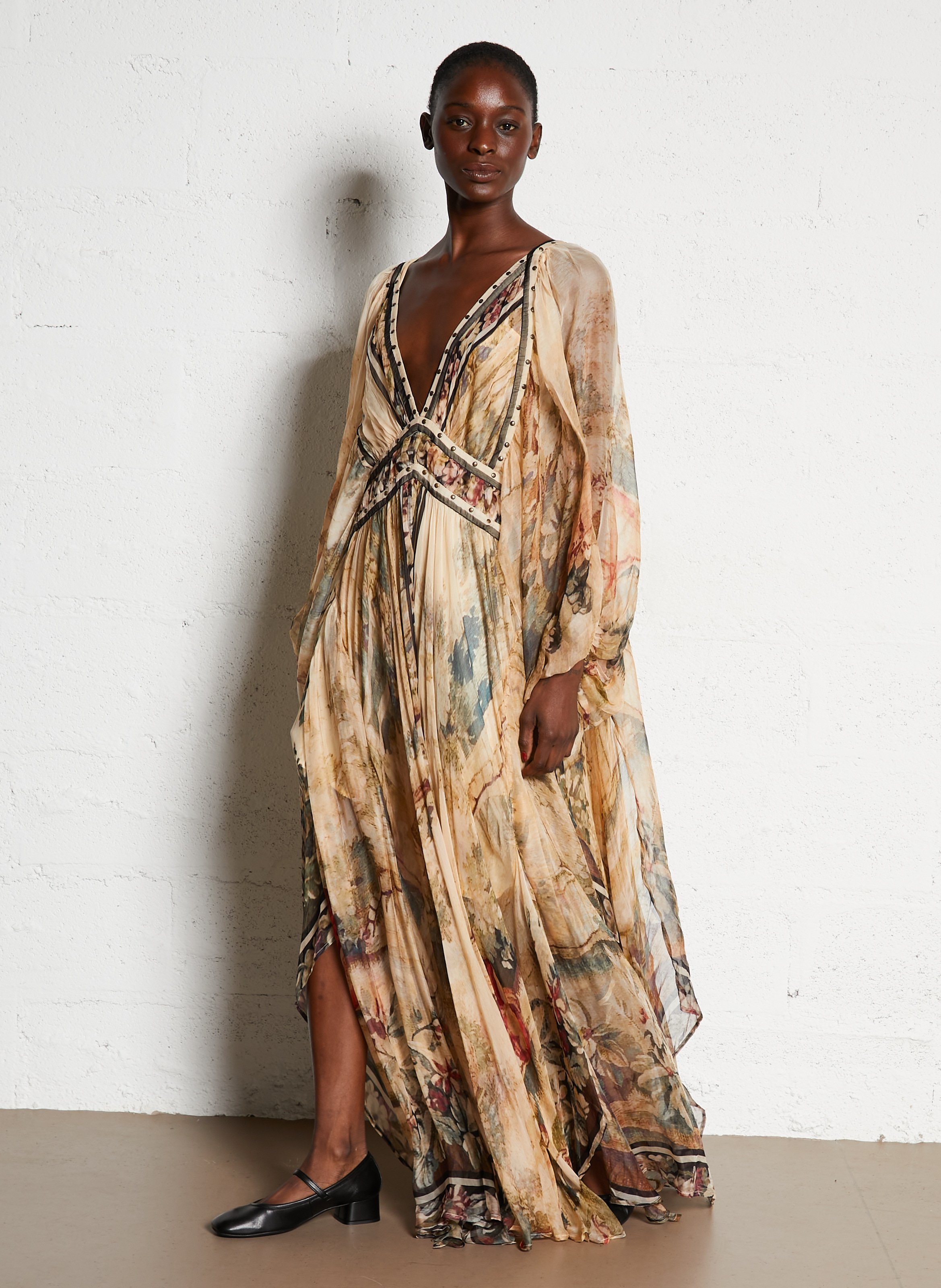 Smooth leather heeled booties REQINS Black