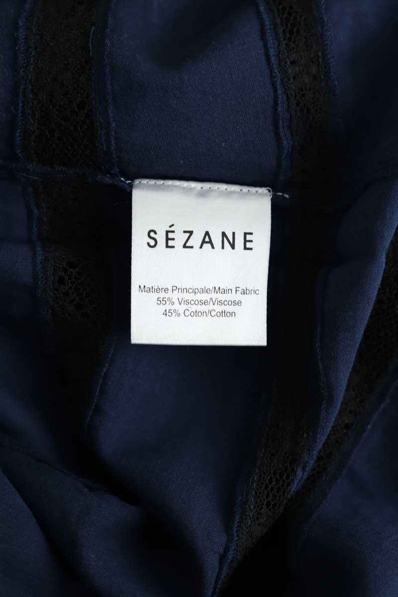 Cotton blouse SEZANE - Seconde main Blue
