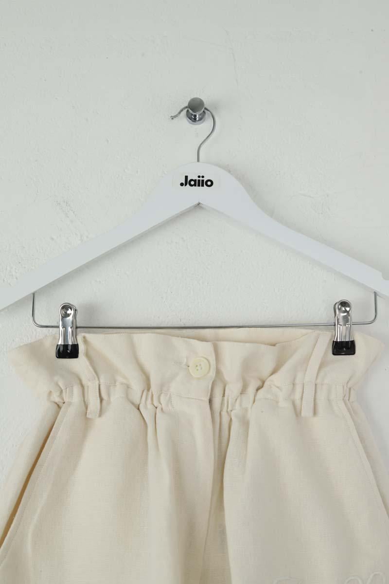 Linen mini shorts LAURENCE BRAS - Seconde Main Beige