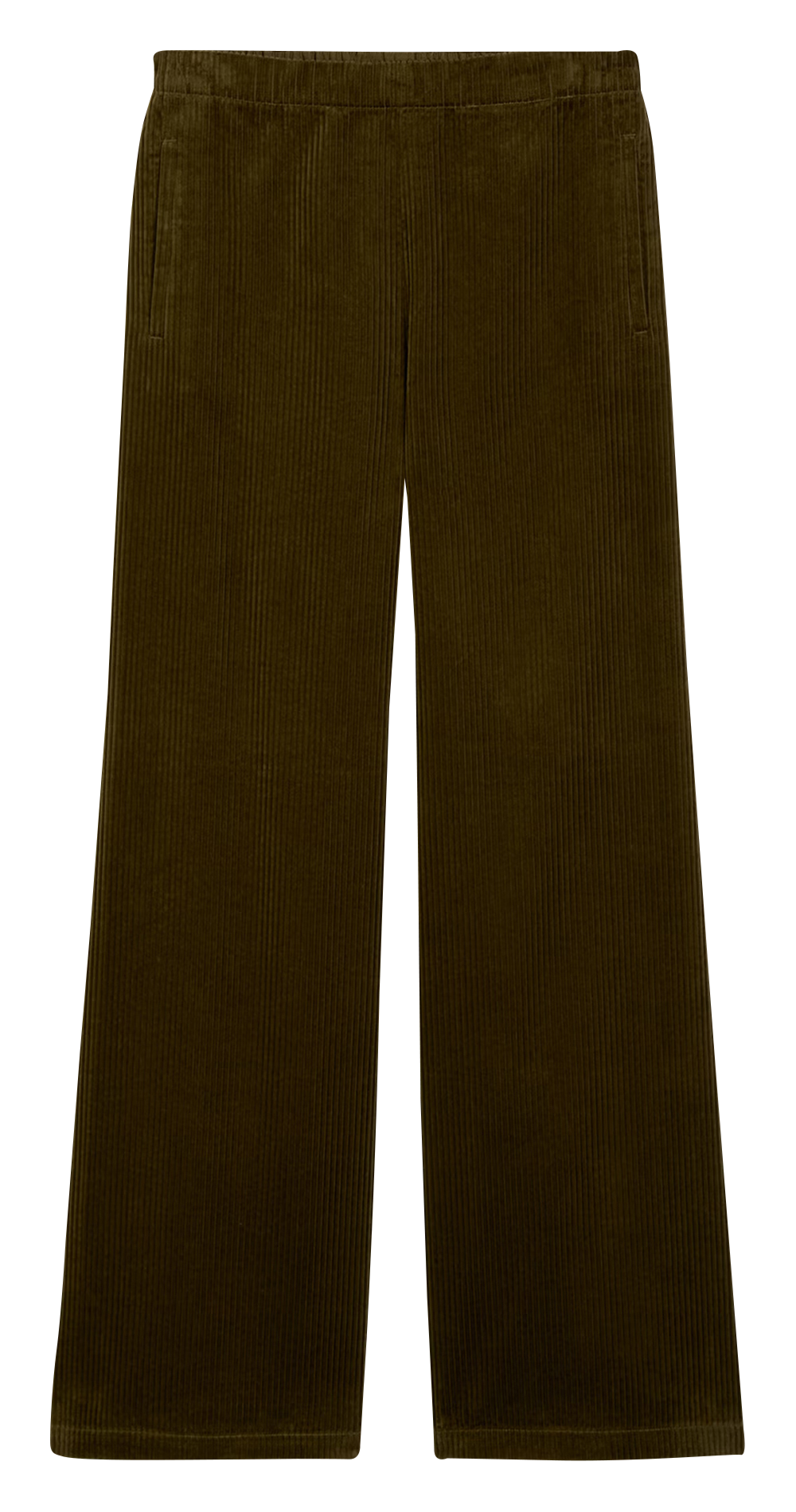 Pantalón de pana de talle alto MARC O'POLO Verde