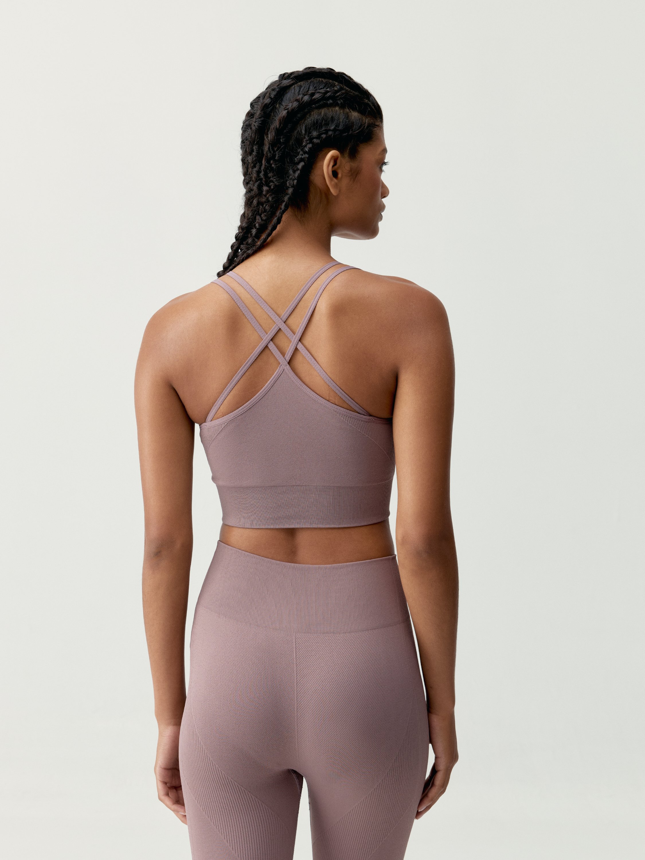 Seamless high support sports bra BORN LIVING YOGA Pink